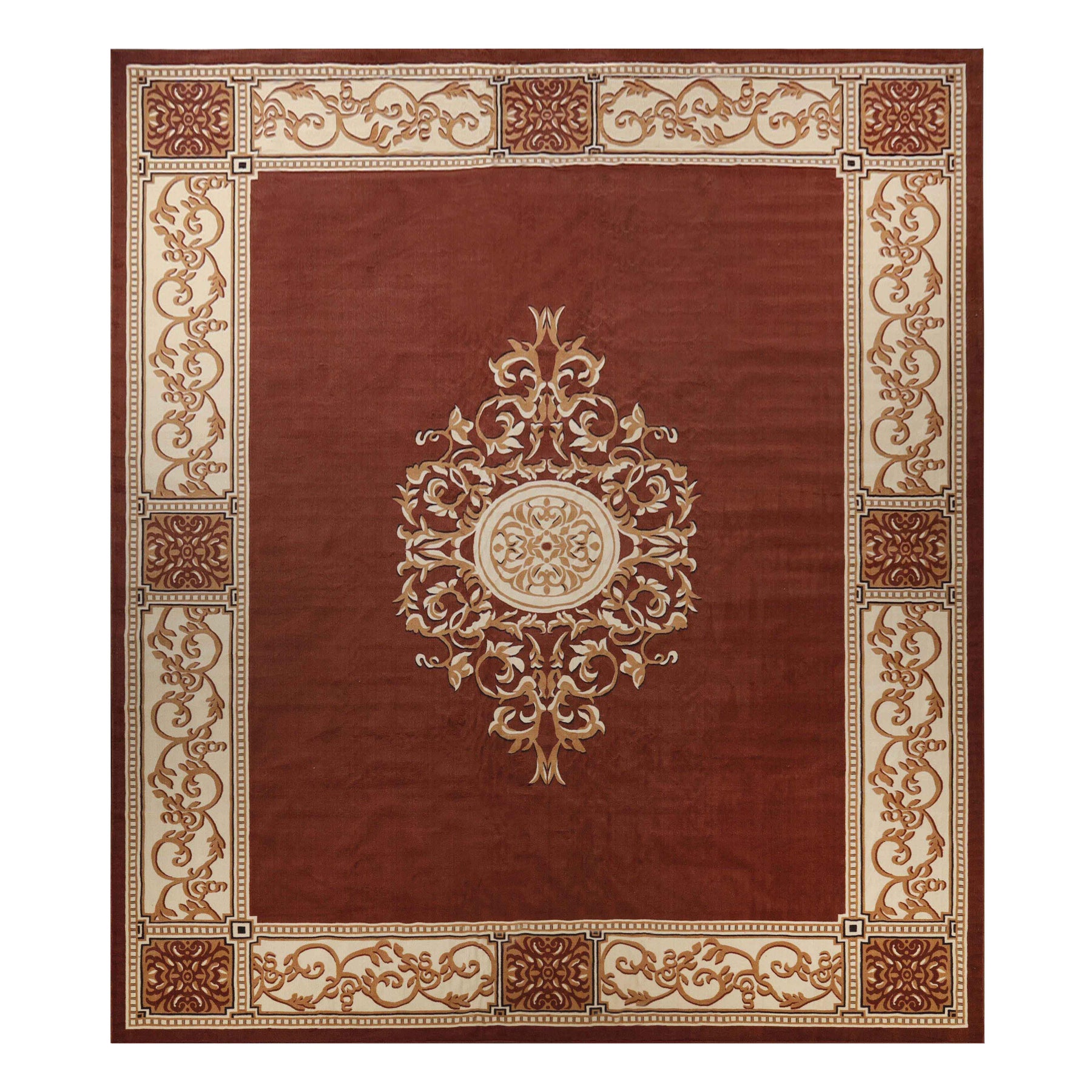 Oversized Medallion Modern Bohemian Indoor Area Rug or Runner Rug