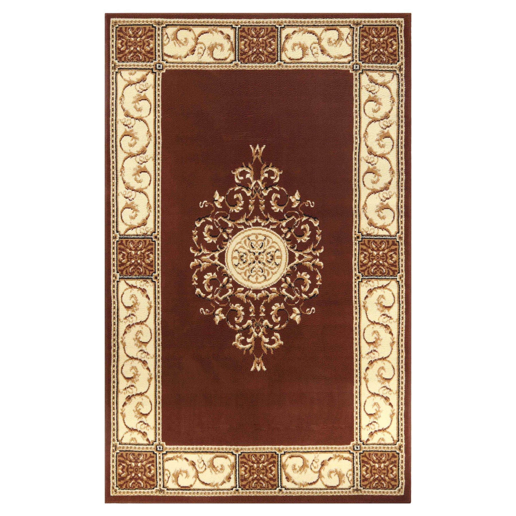 Oversized Medallion Modern Bohemian Indoor Area Rug or Runner Rug
