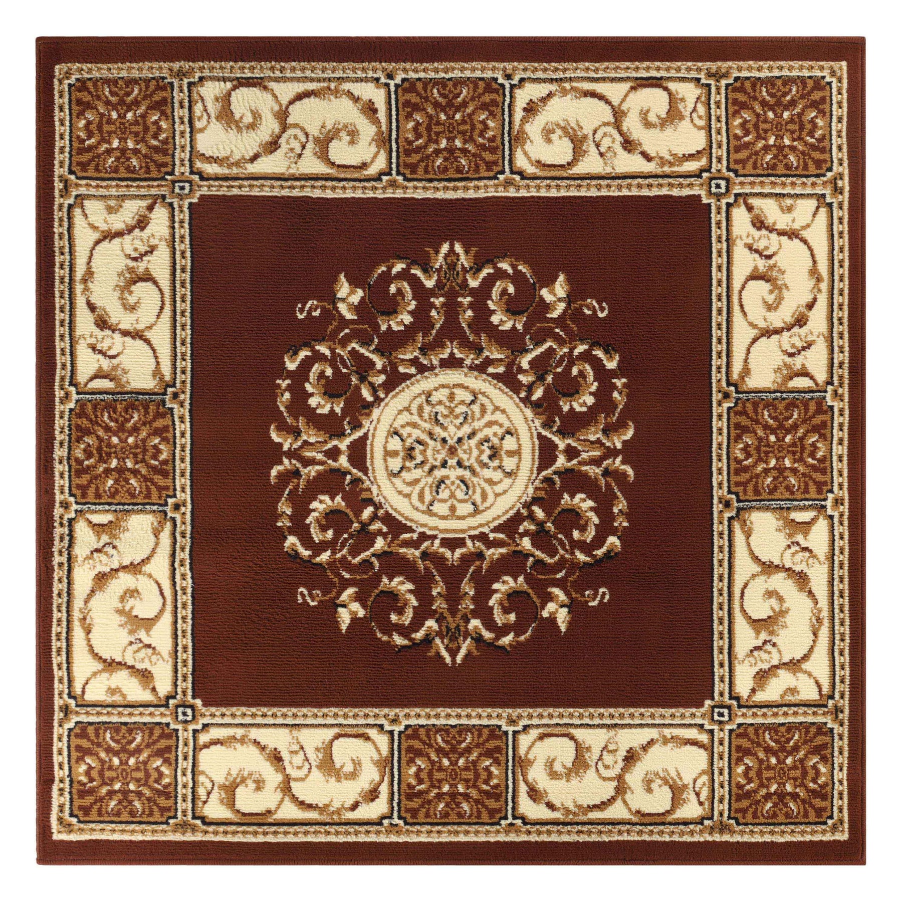 Oversized Medallion Modern Bohemian Indoor Area Rug or Runner Rug