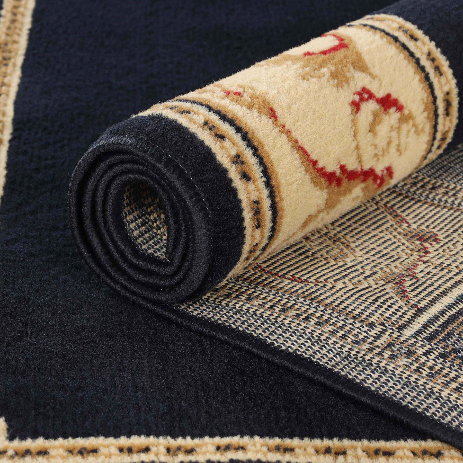 Oversized Medallion Modern Bohemian Indoor Area Rug or Runner Rug