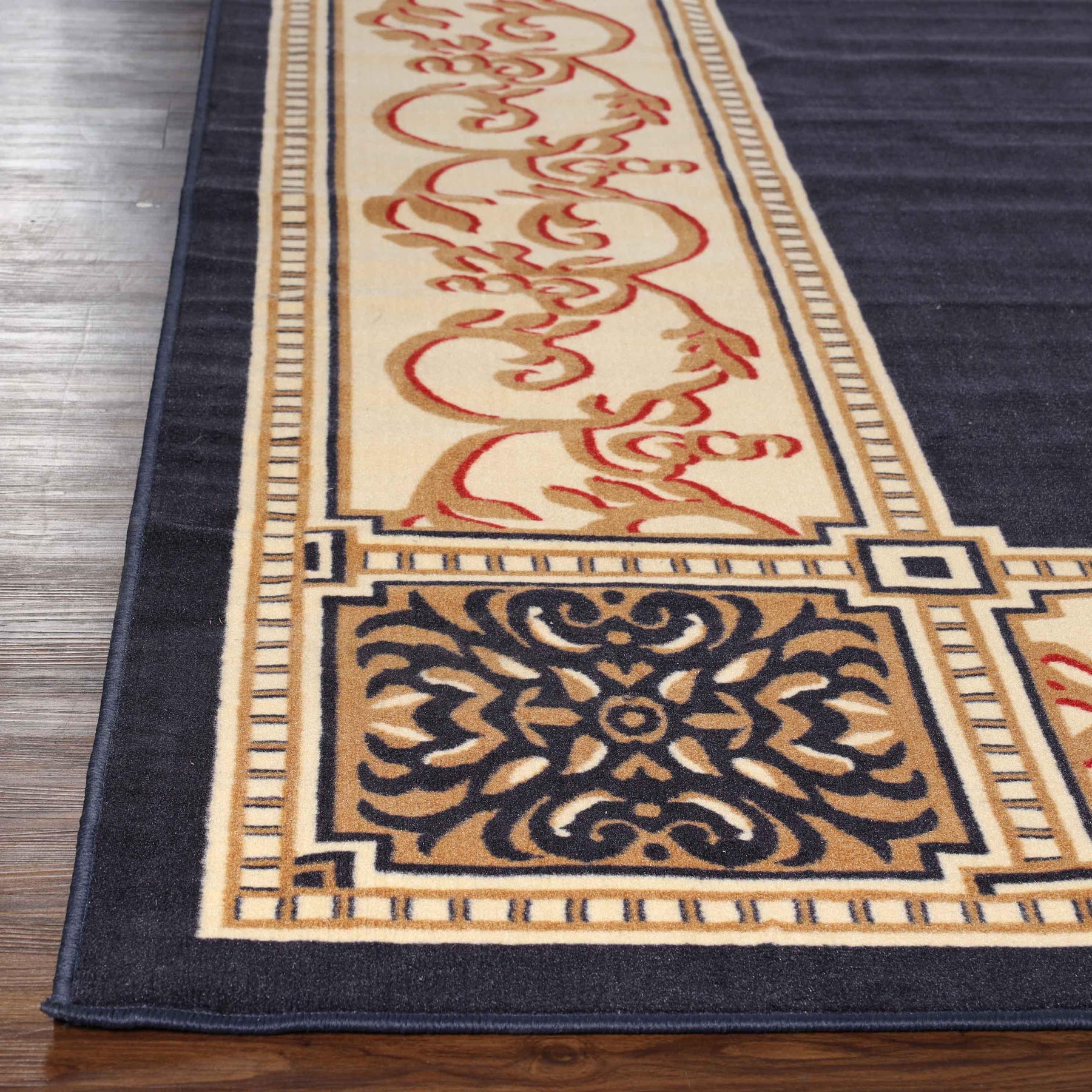 Oversized Medallion Modern Bohemian Indoor Area Rug or Runner Rug