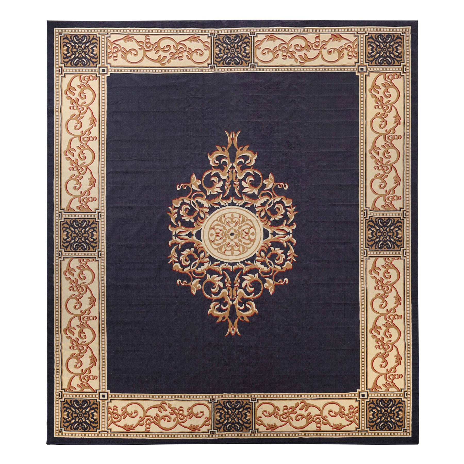 Oversized Medallion Modern Bohemian Indoor Area Rug or Runner Rug