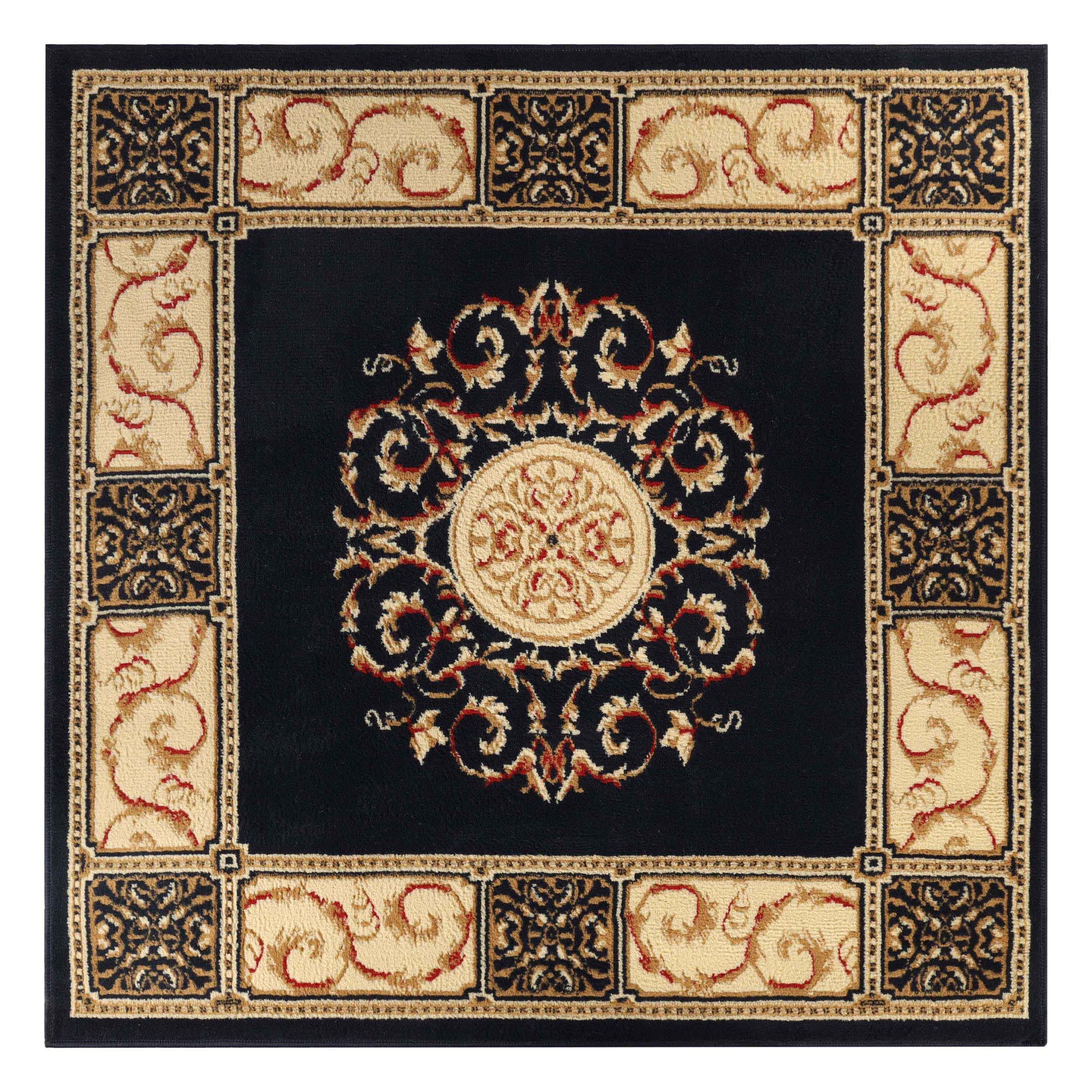 Oversized Medallion Modern Bohemian Indoor Area Rug or Runner Rug