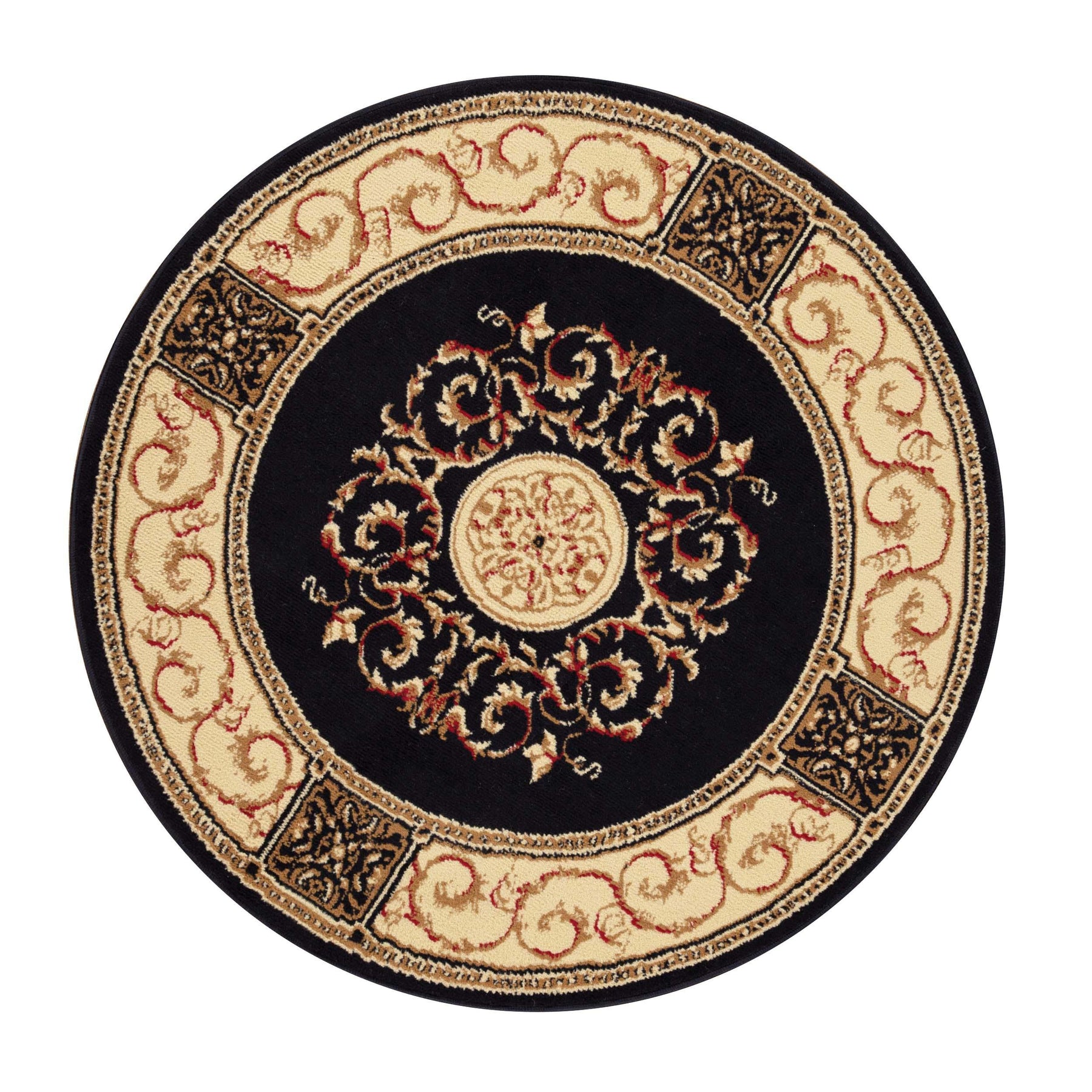 Oversized Medallion Modern Bohemian Indoor Area Rug or Runner Rug