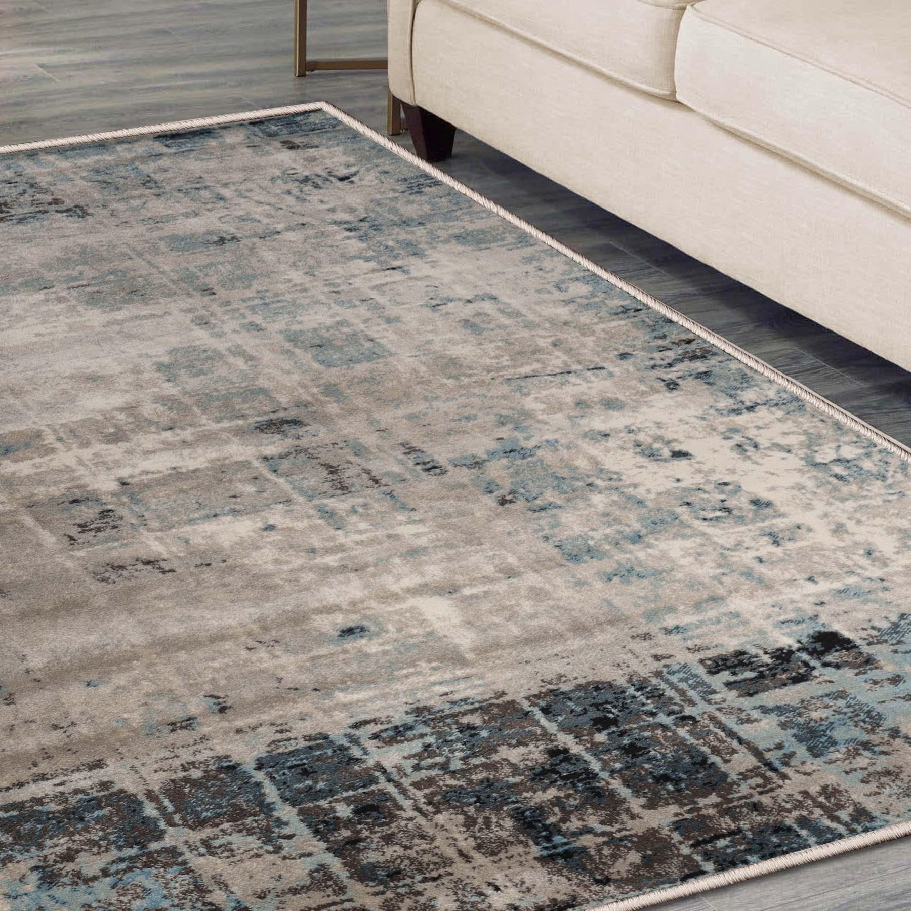 Palani Washed Striped Abstract Indoor Area Rugs or Runner Rug
