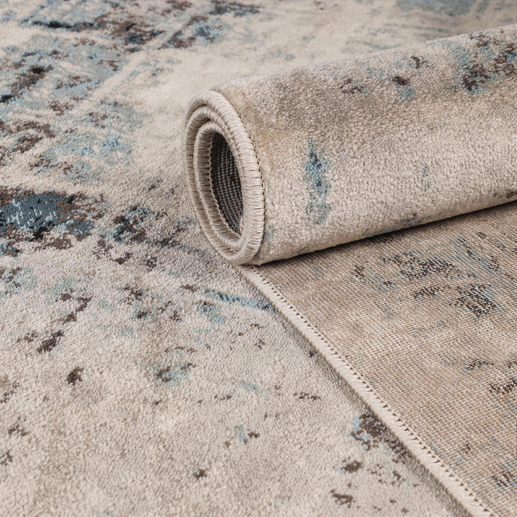 Palani Washed Striped Abstract Indoor Area Rugs or Runner Rug