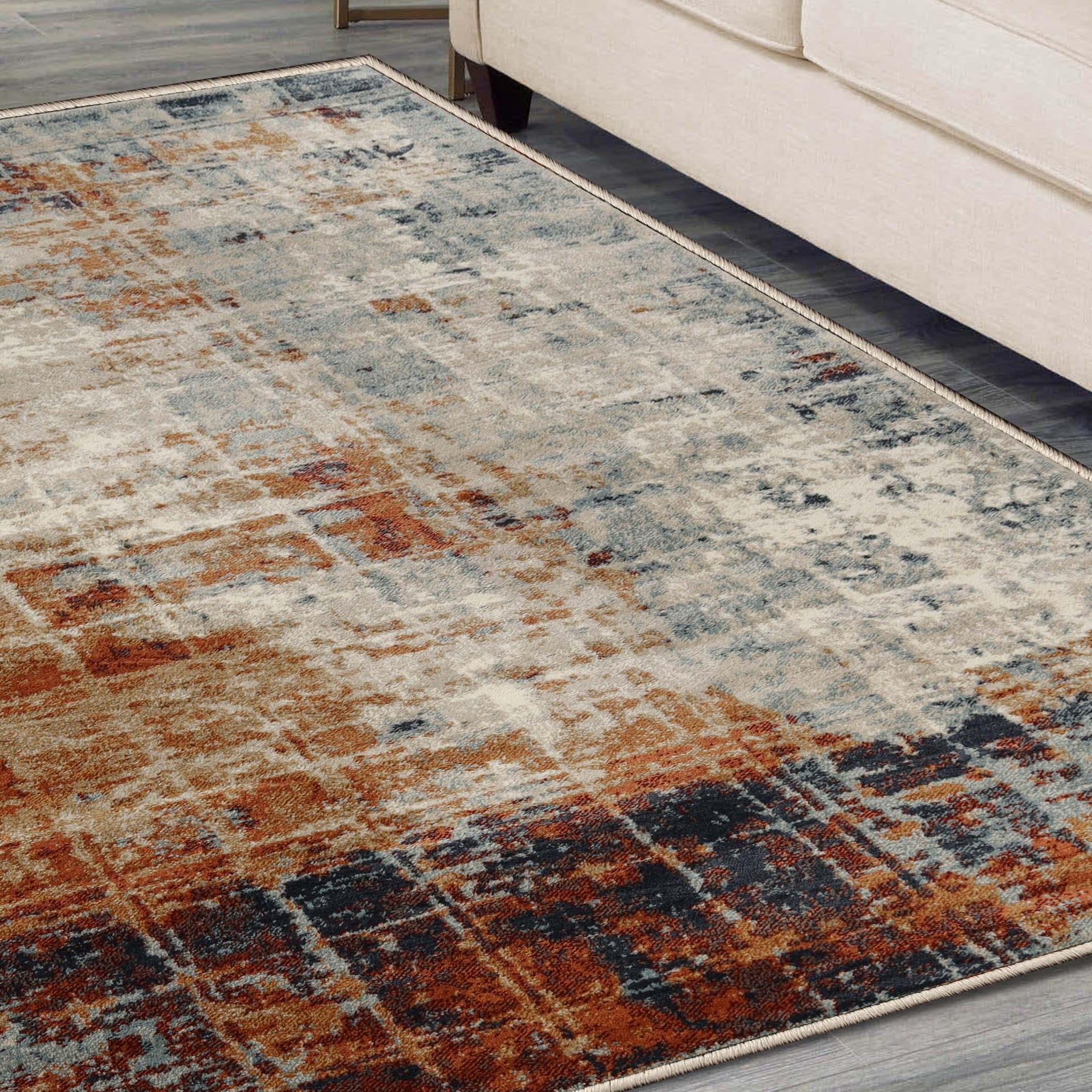 Palani Washed Striped Abstract Indoor Area Rugs or Runner Rug