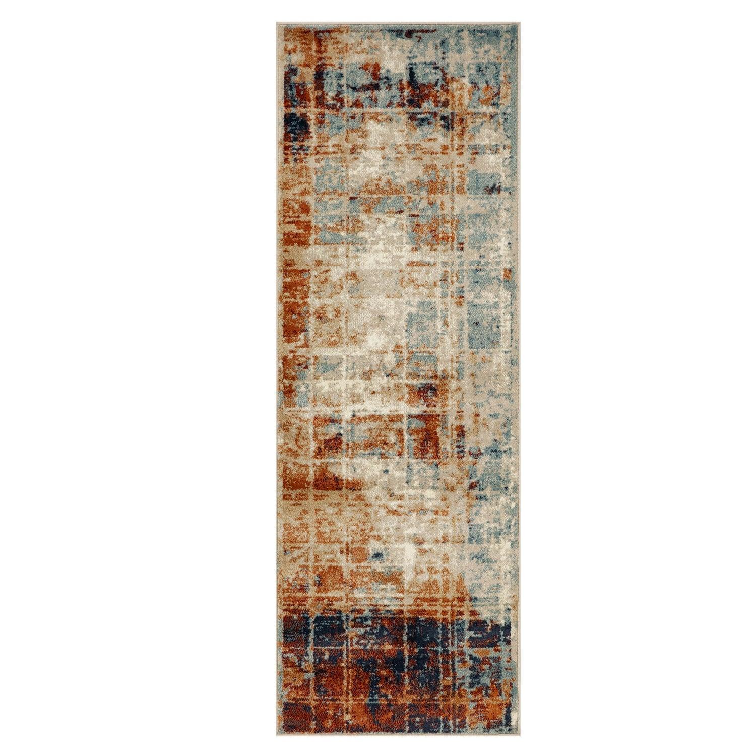 Palani Washed Striped Abstract Indoor Area Rugs or Runner Rug