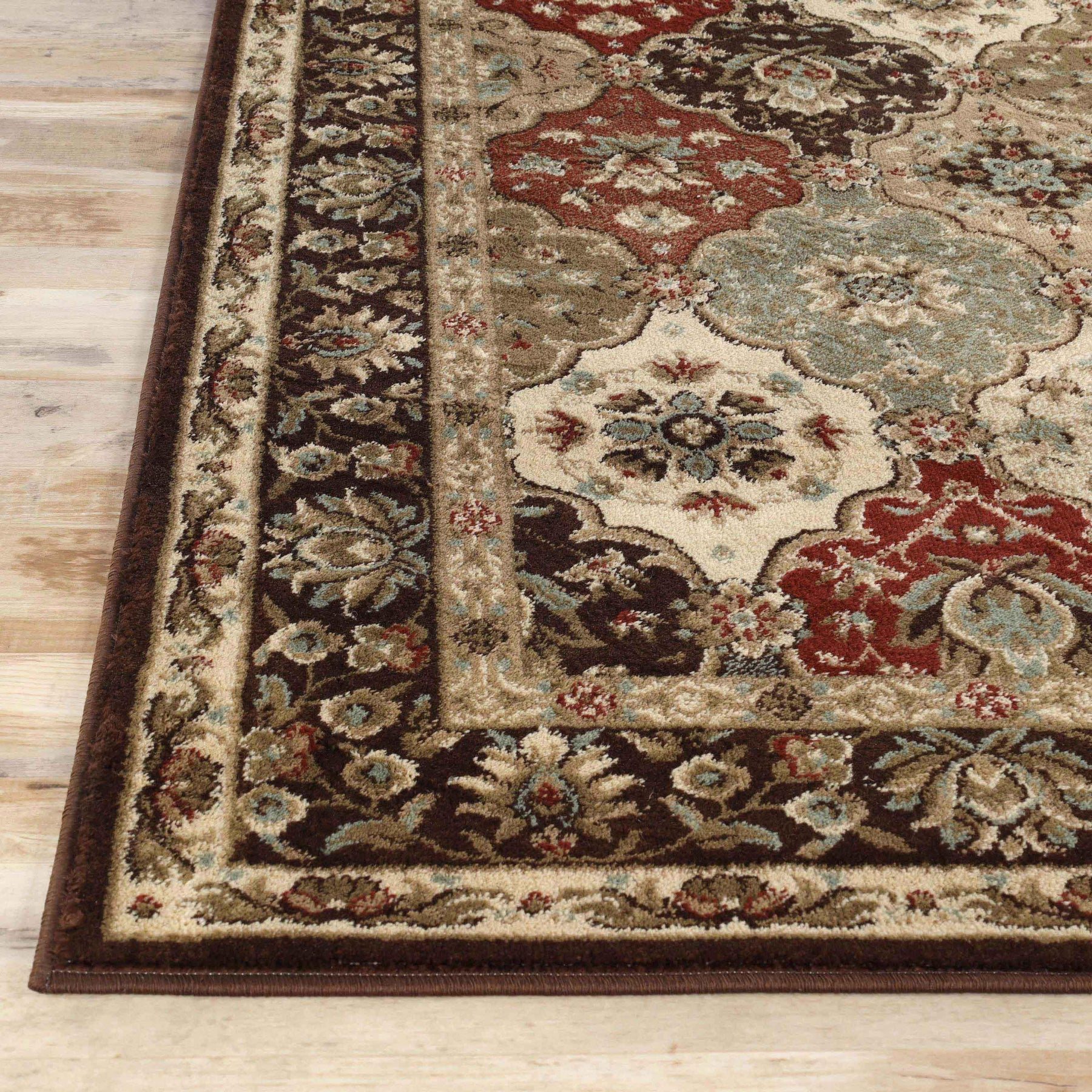 Palmyra Traditional Floral Medallion Indoor Area Rug Or Runner Rug