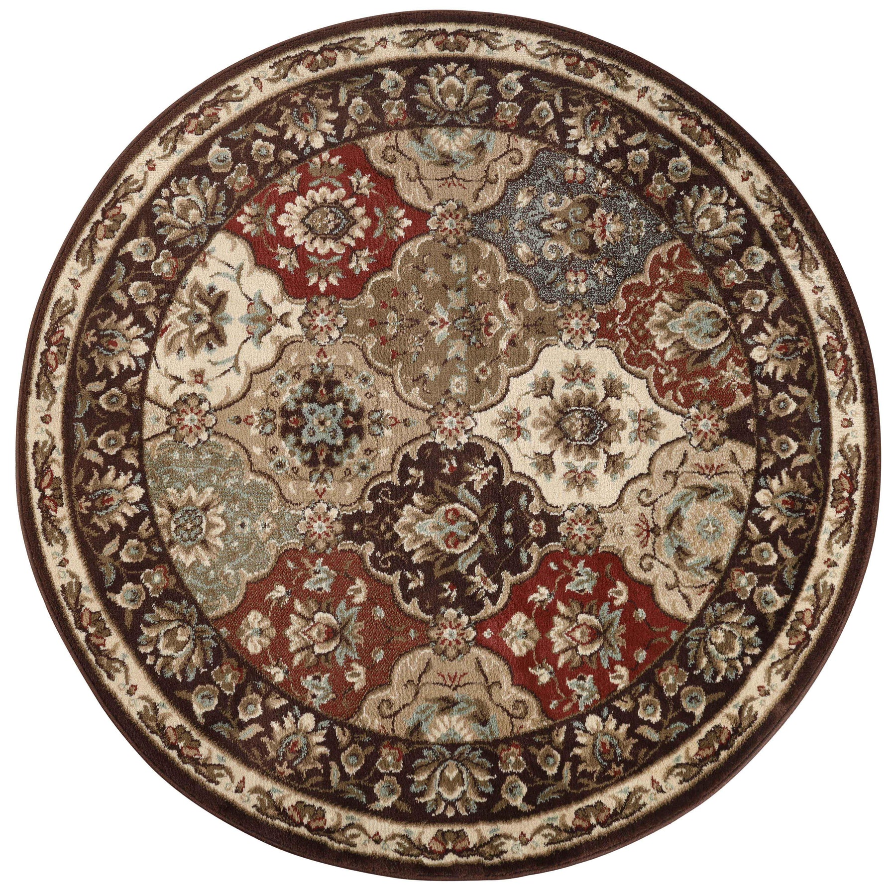 Palmyra Traditional Floral Medallion Indoor Area Rug Or Runner Rug
