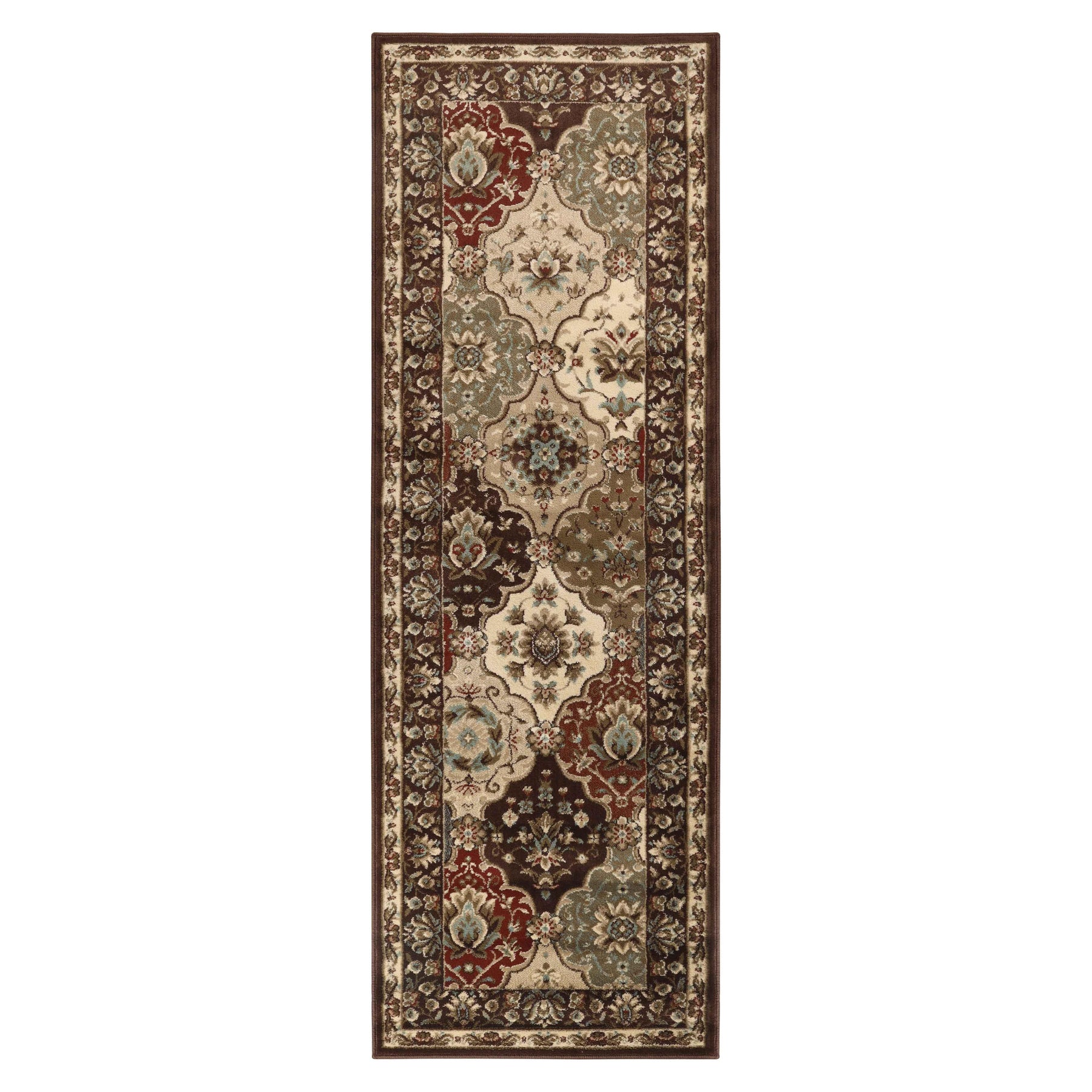 Palmyra Traditional Floral Medallion Indoor Area Rug Or Runner Rug