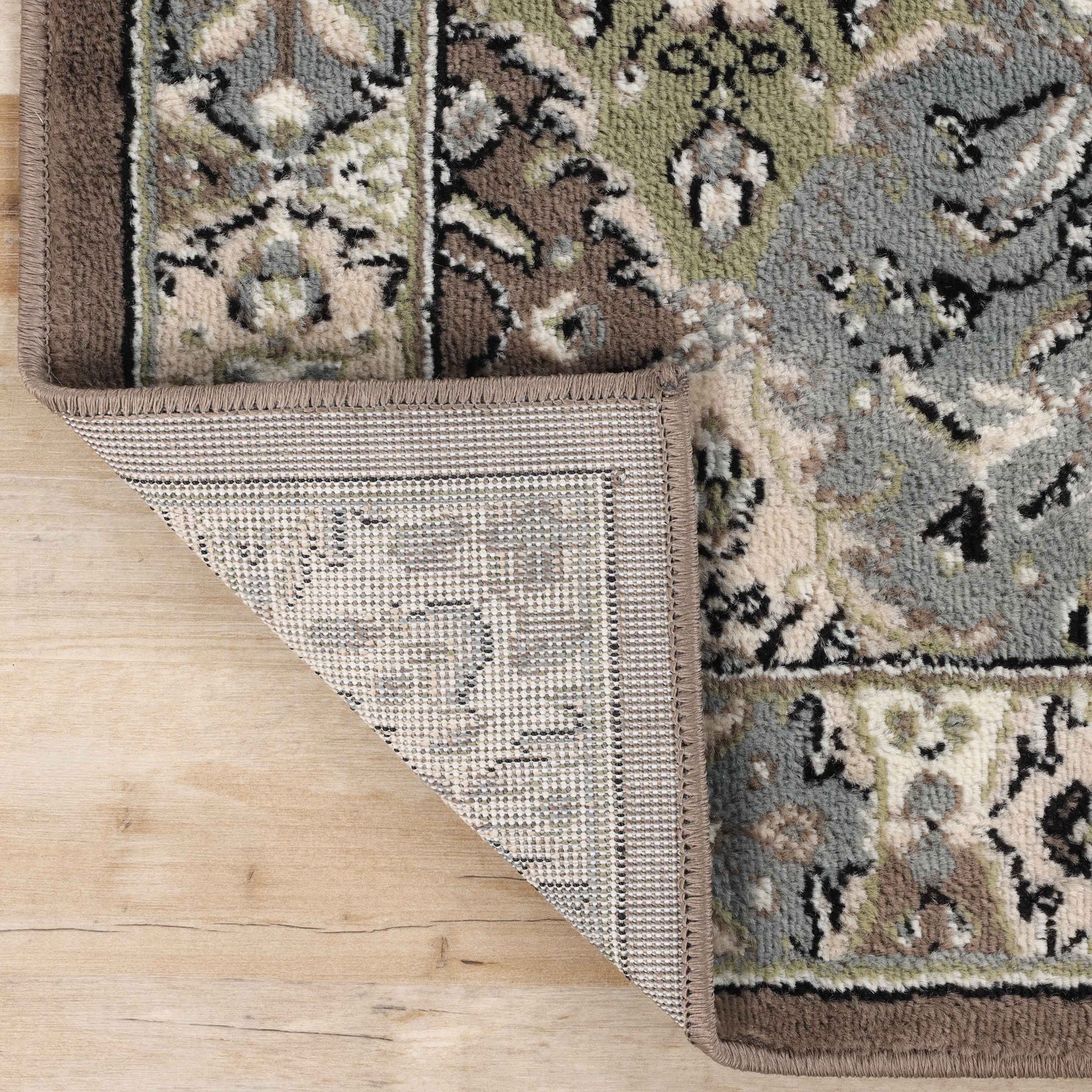 Paloma Contemporary Damask Indoor Area Rug or Runner Rug Or Door Mat