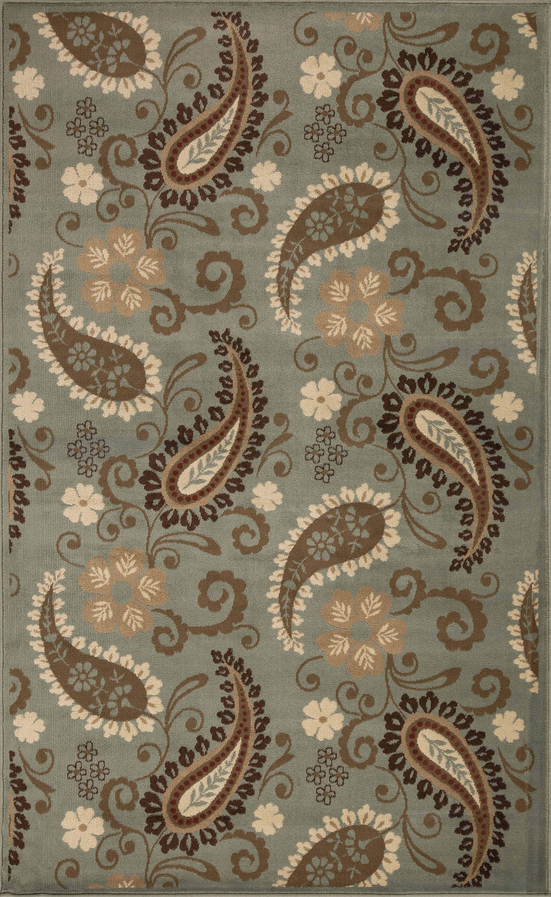 Parkway Vintage Floral Indoor Area Rug or Runner Rug