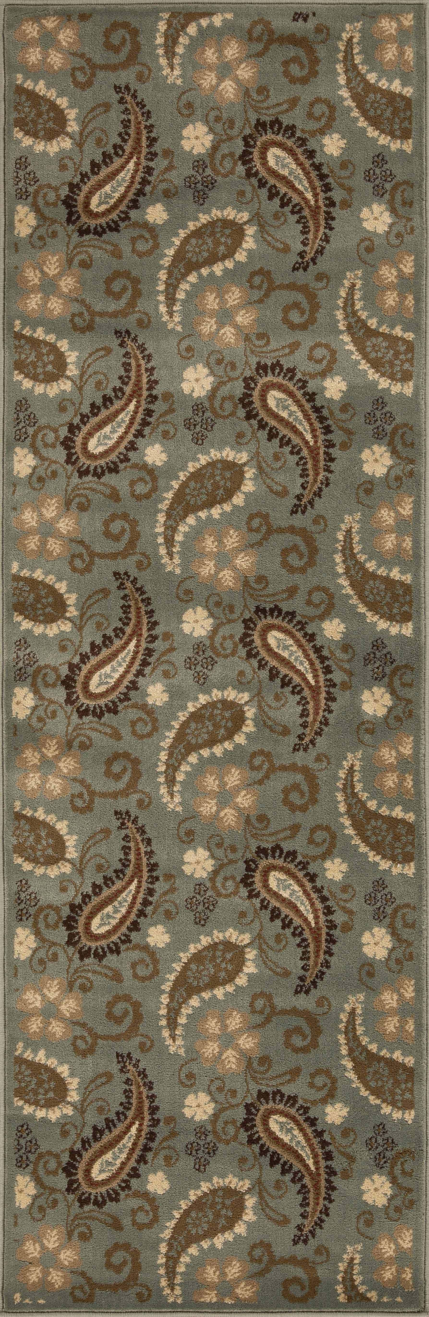 Parkway Vintage Floral Indoor Area Rug or Runner Rug