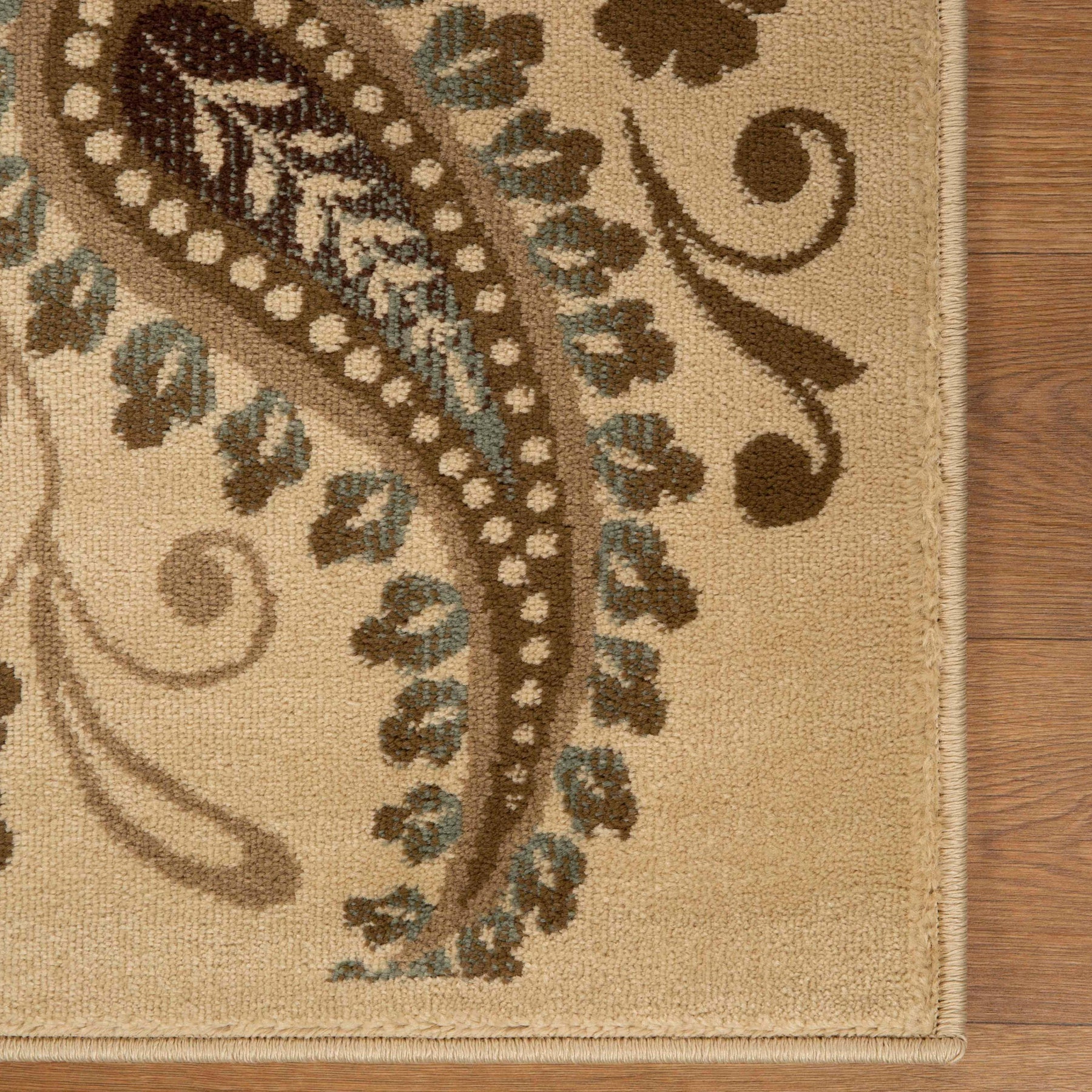 Parkway Vintage Floral Indoor Area Rug or Runner Rug