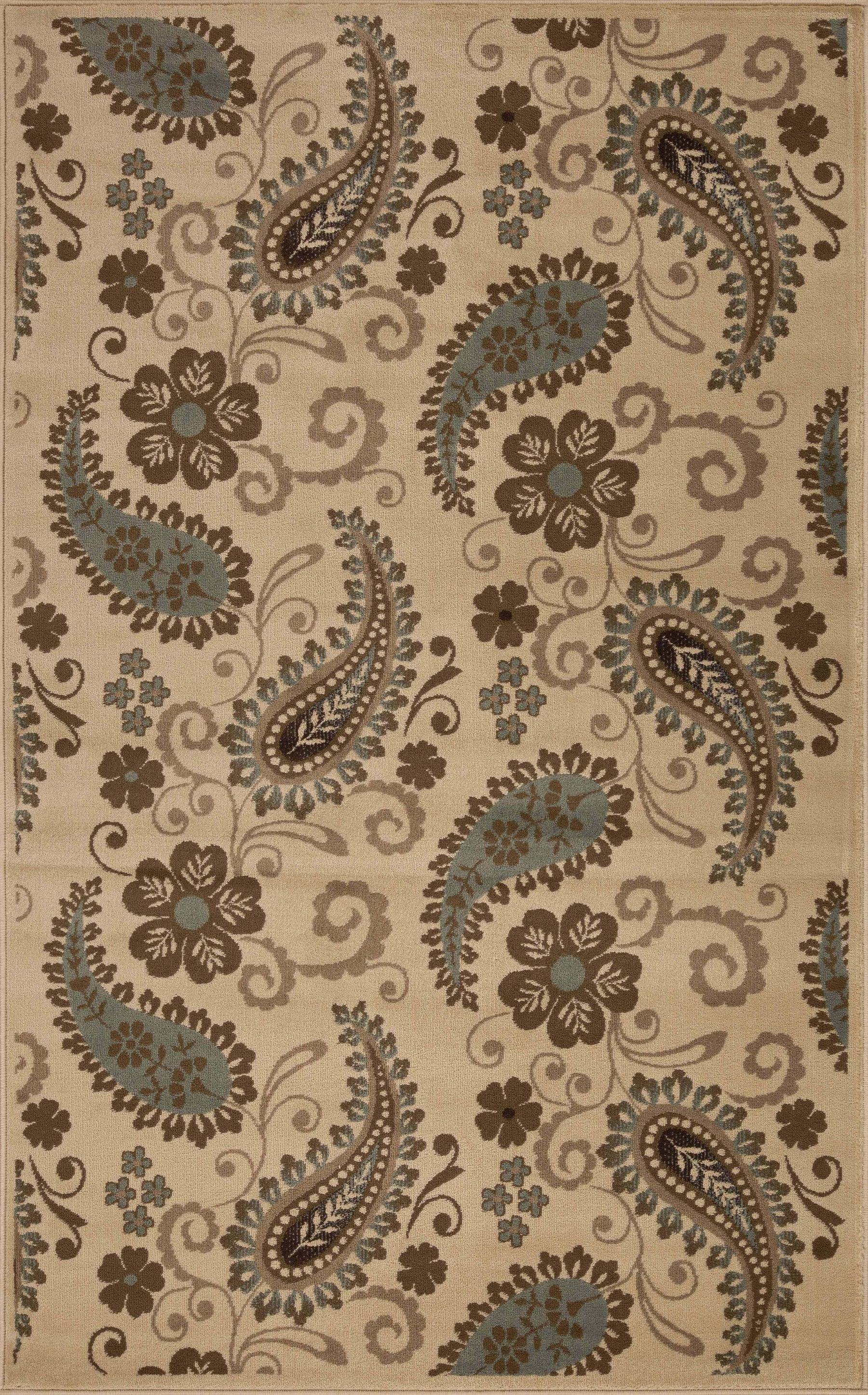 Parkway Vintage Floral Indoor Area Rug or Runner Rug