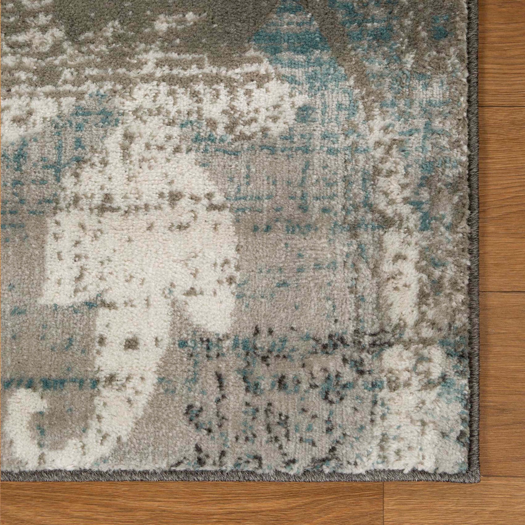Pastiche Contemporary Floral Patchwork Indoor Area Rug or Runner