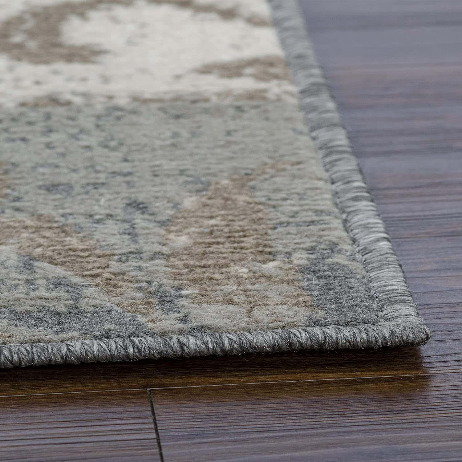 Pastiche Contemporary Floral Patchwork Indoor Area Rug or Runner
