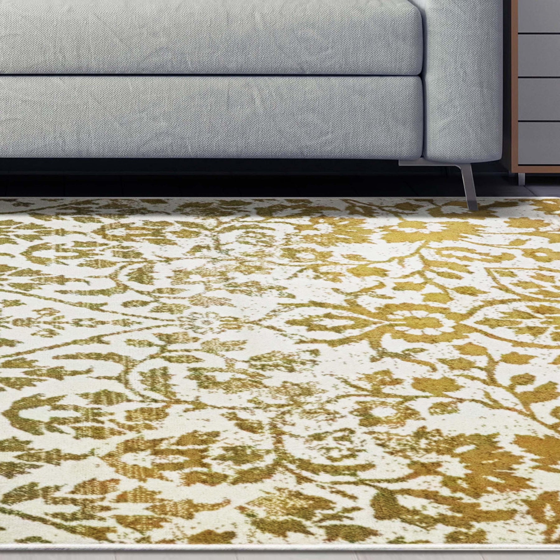 Pendleton Traditional Floral Medallion Indoor Area Rug or Runner Rug
