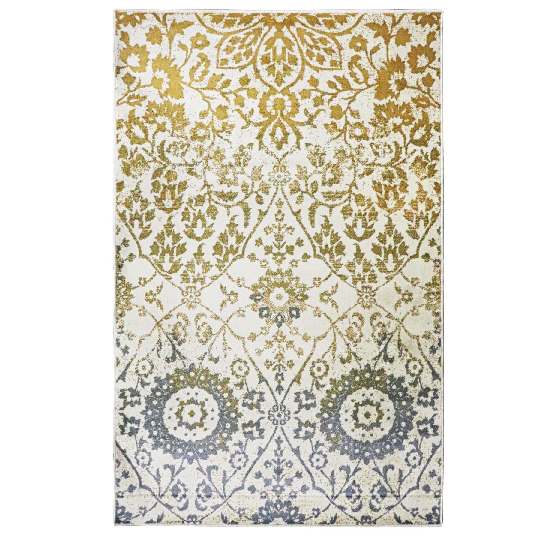Pendleton Traditional Floral Medallion Indoor Area Rug or Runner Rug