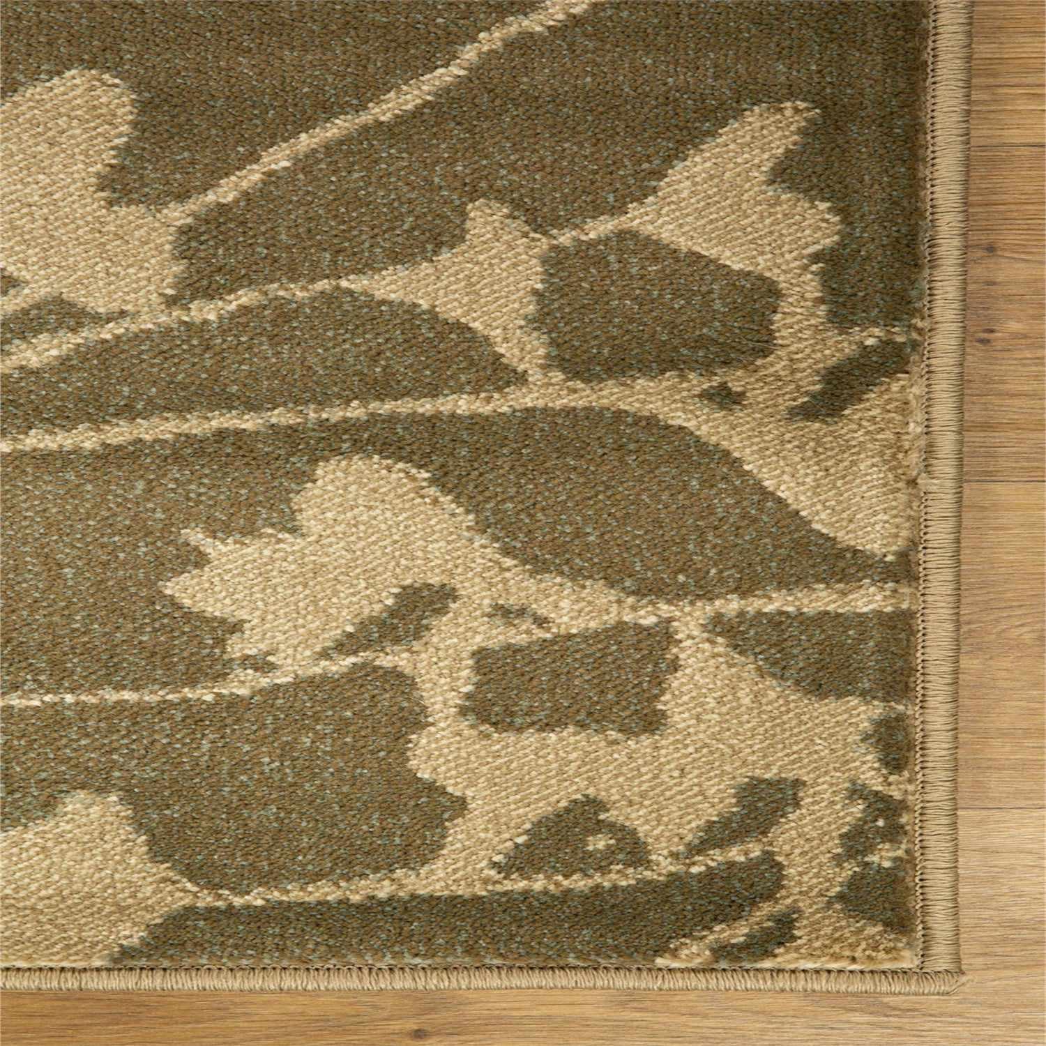 Phlox Geometric Botanical Square Indoor Area Rugs or Runner Rug