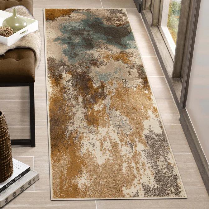 Pixi Abstract Multi-Tone Area Rugs or Runner Rug