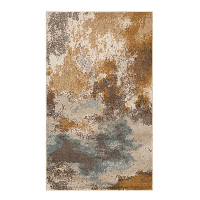 Pixi Abstract Multi-Tone Area Rugs or Runner Rug