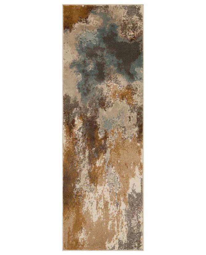Pixi Abstract Multi-Tone Area Rugs or Runner Rug