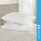 Medium Density White Duck Feather & Down Chamber Pillow