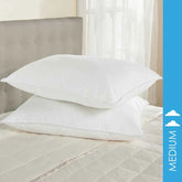Medium Density White Duck Feather & Down Chamber Pillow
