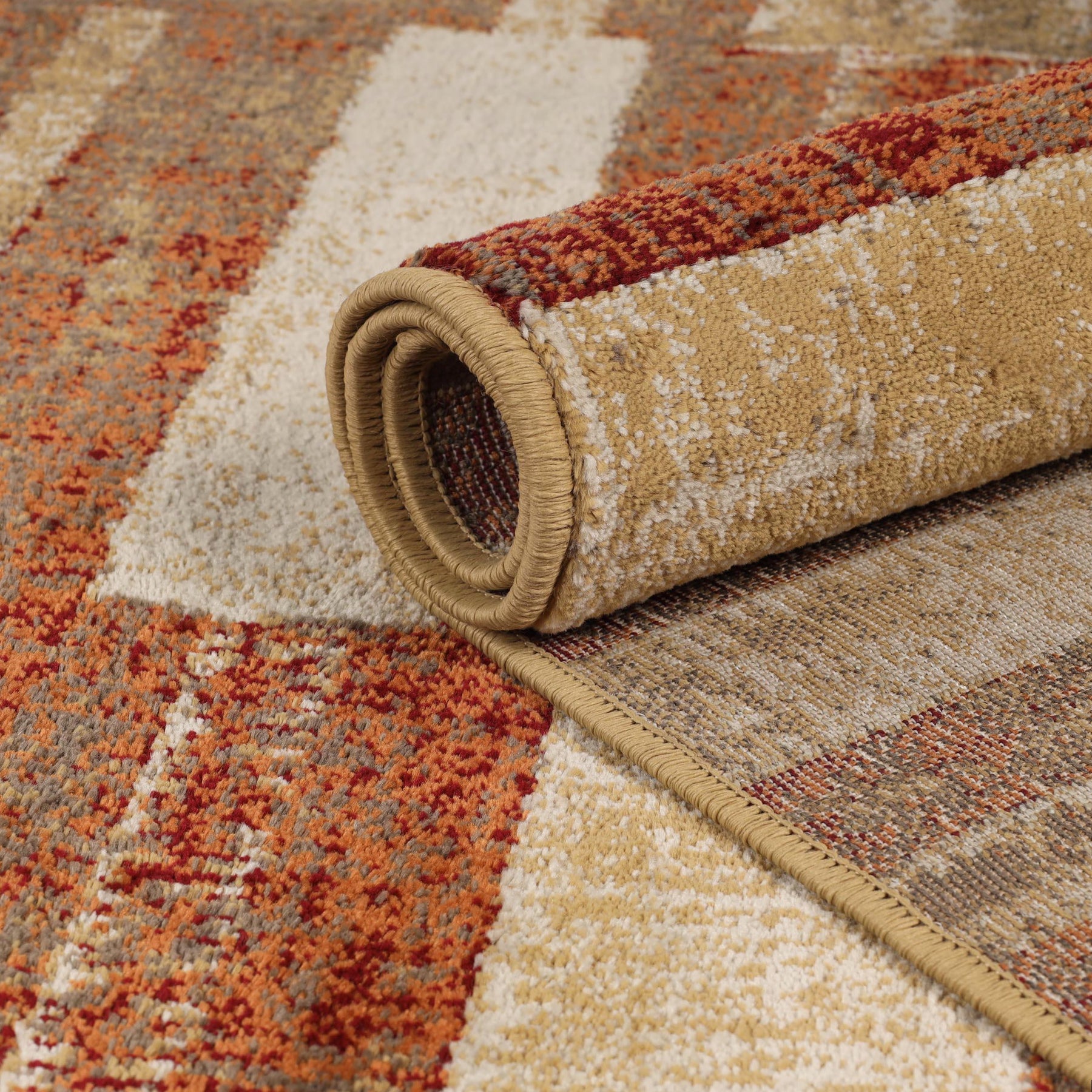 Radko Modern Striped Indoor Area Rugs or Runner Rug