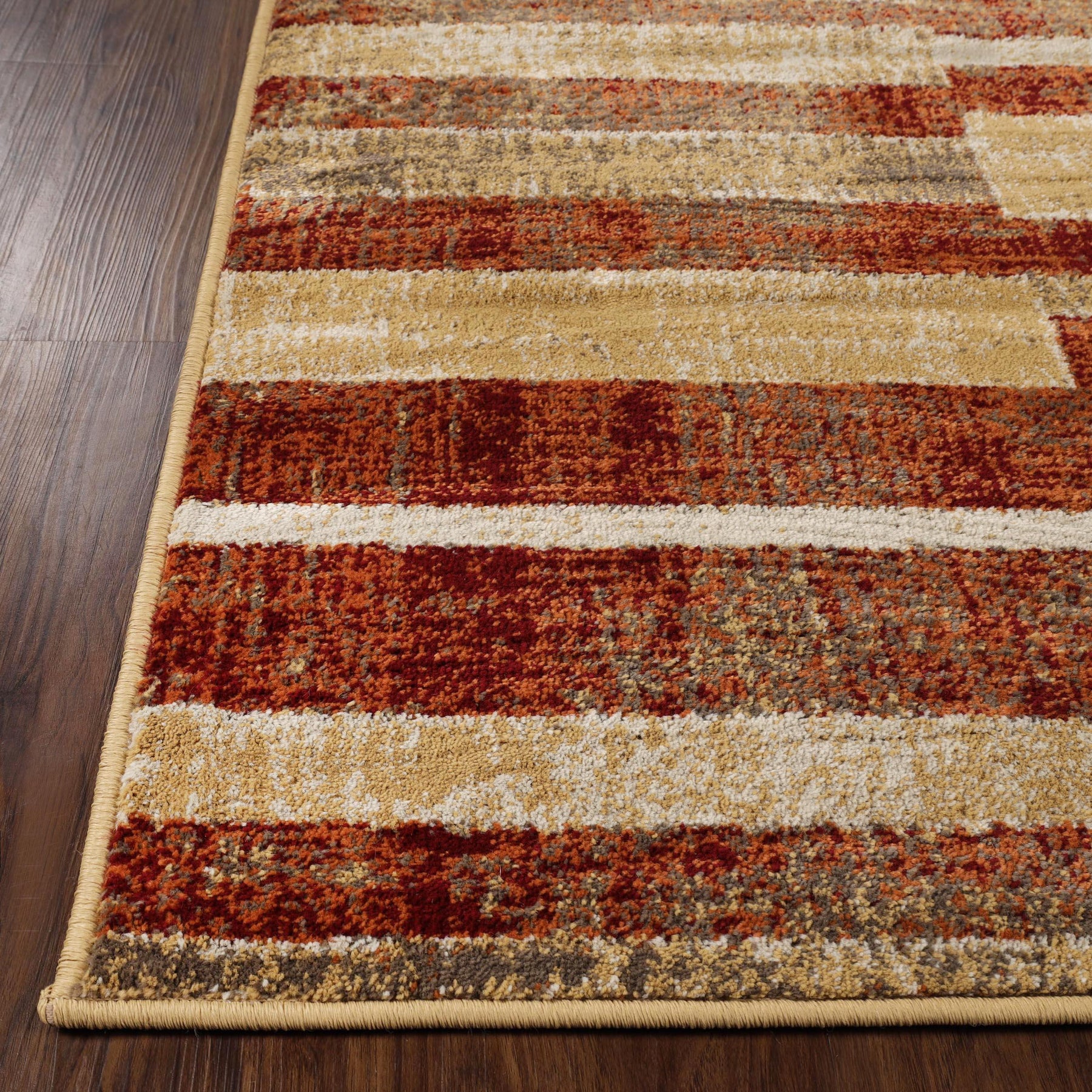 Radko Modern Striped Indoor Area Rugs or Runner Rug