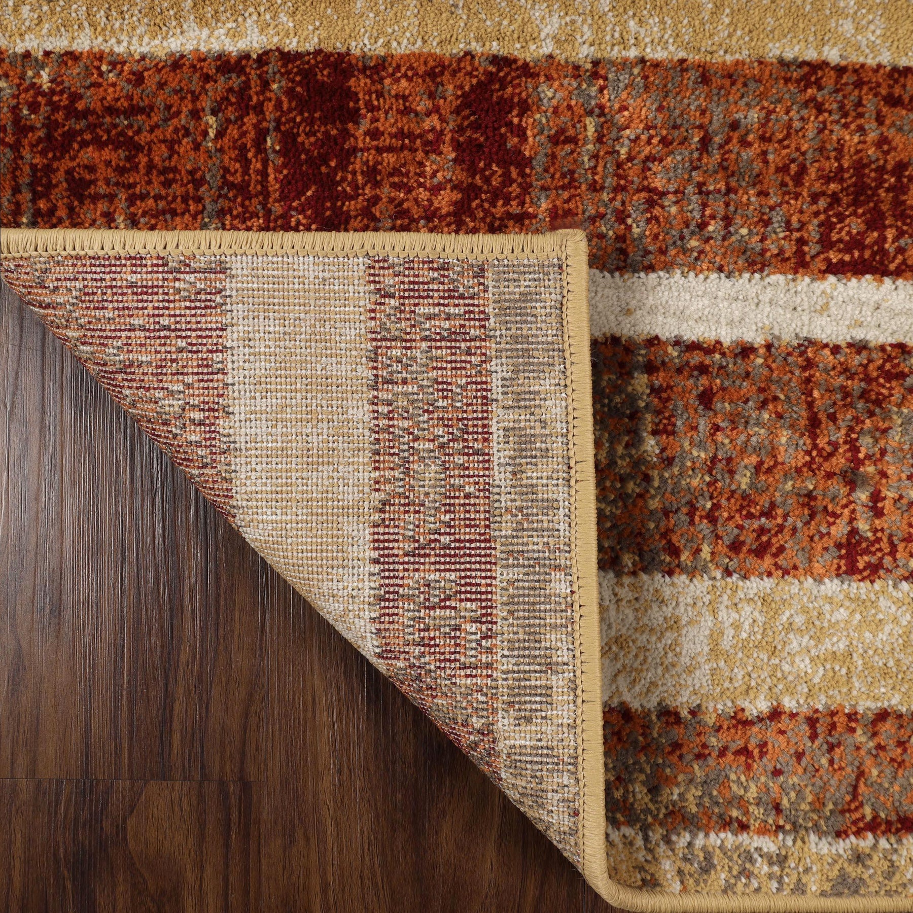 Radko Modern Striped Indoor Area Rugs or Runner Rug