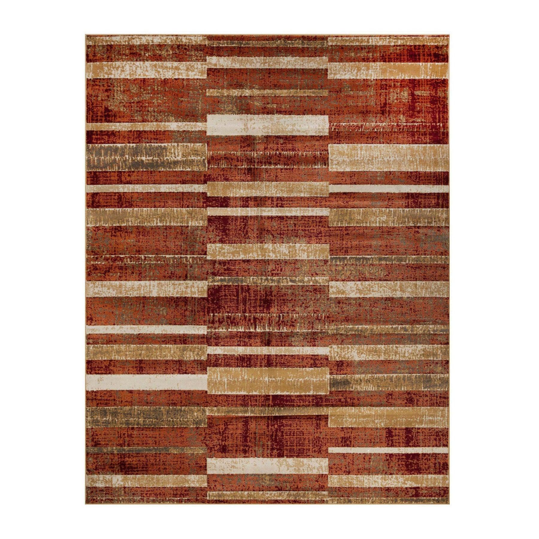 Radko Modern Striped Indoor Area Rugs or Runner Rug