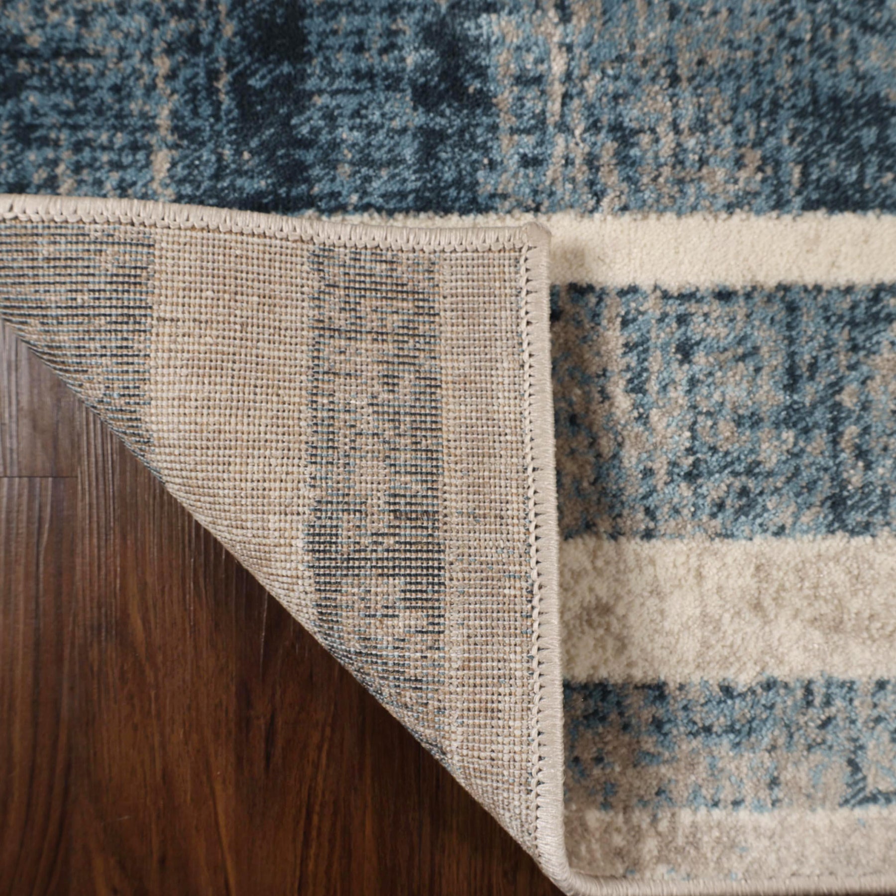 Radko Modern Striped Indoor Area Rugs or Runner Rug