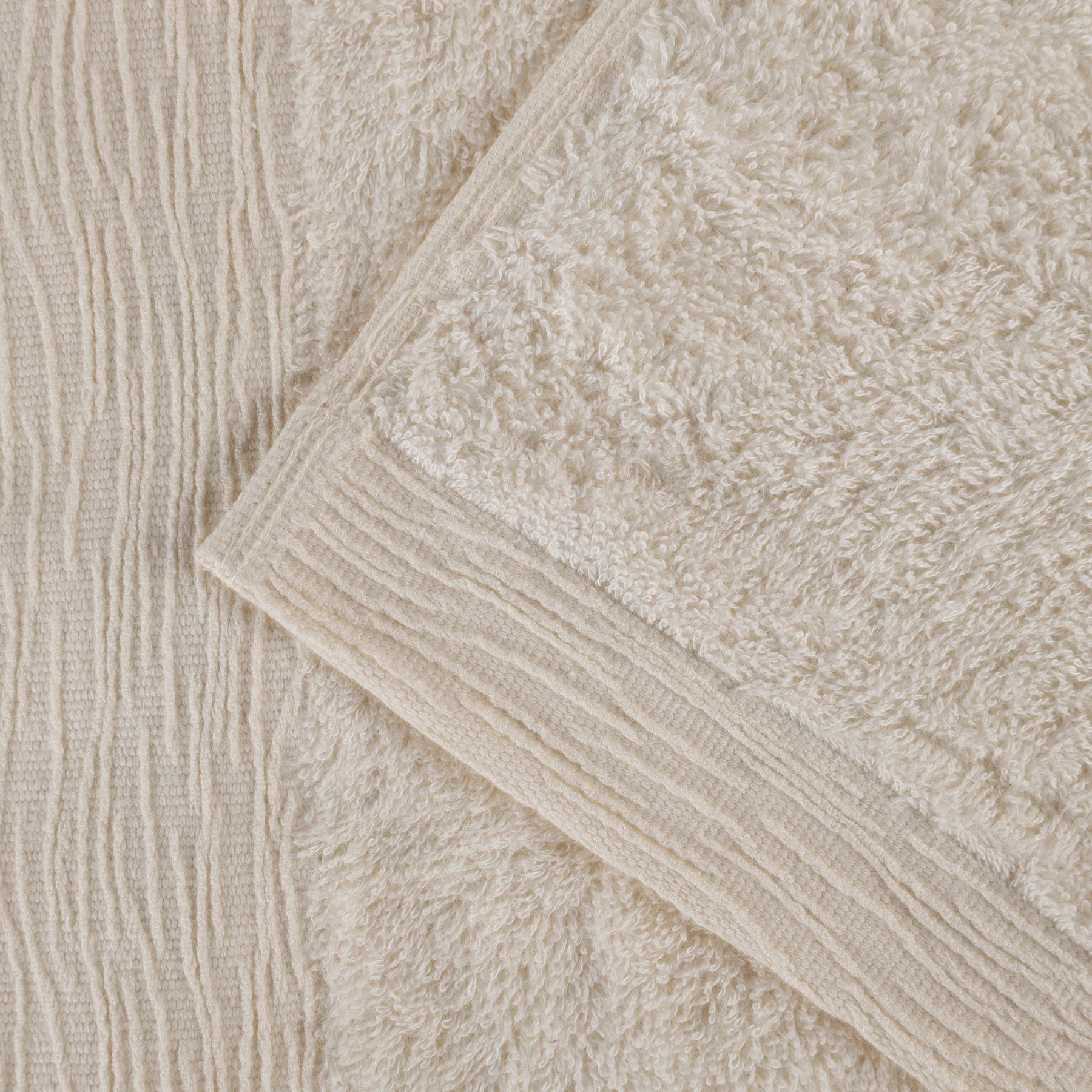 Rayon from Bamboo Eco-Friendly Fluffy Soft Solid 12 Piece Towel Set
