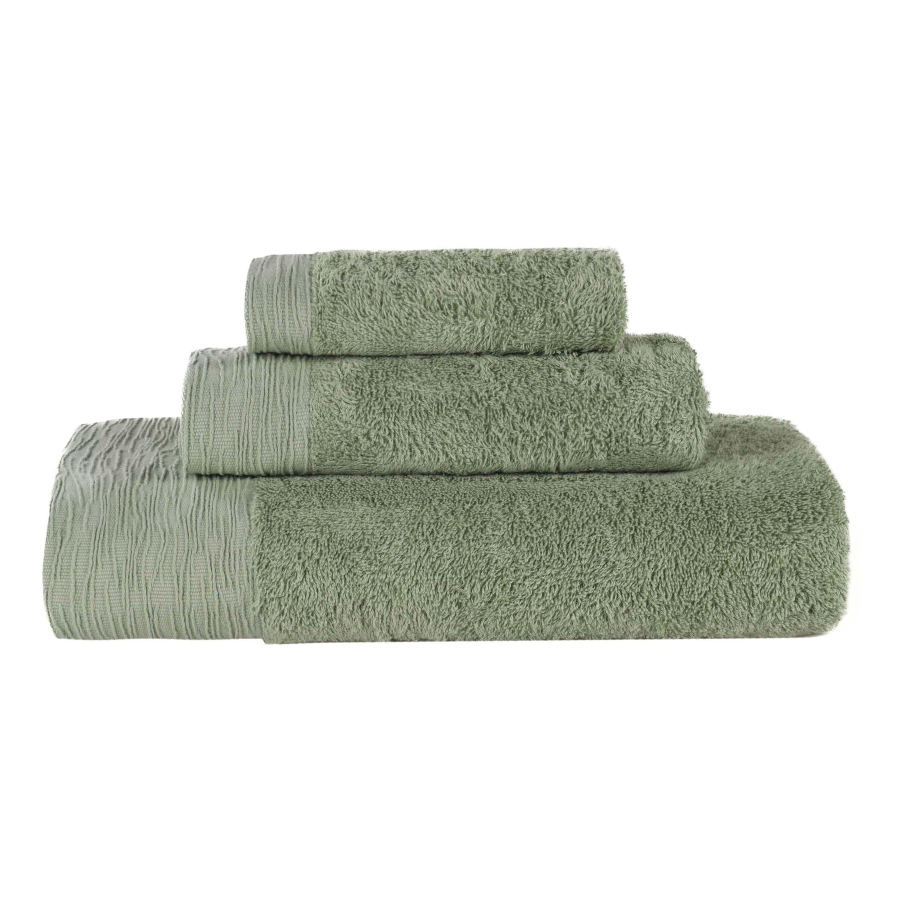 Rayon from Bamboo Eco-Friendly Fluffy Soft Solid 3 Piece Towel Set