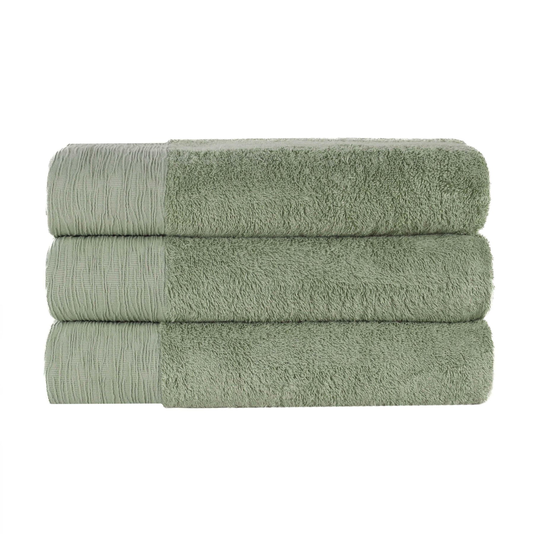 Rayon from Bamboo Eco-Friendly Fluffy Soft Solid Bath Towel Set of 3