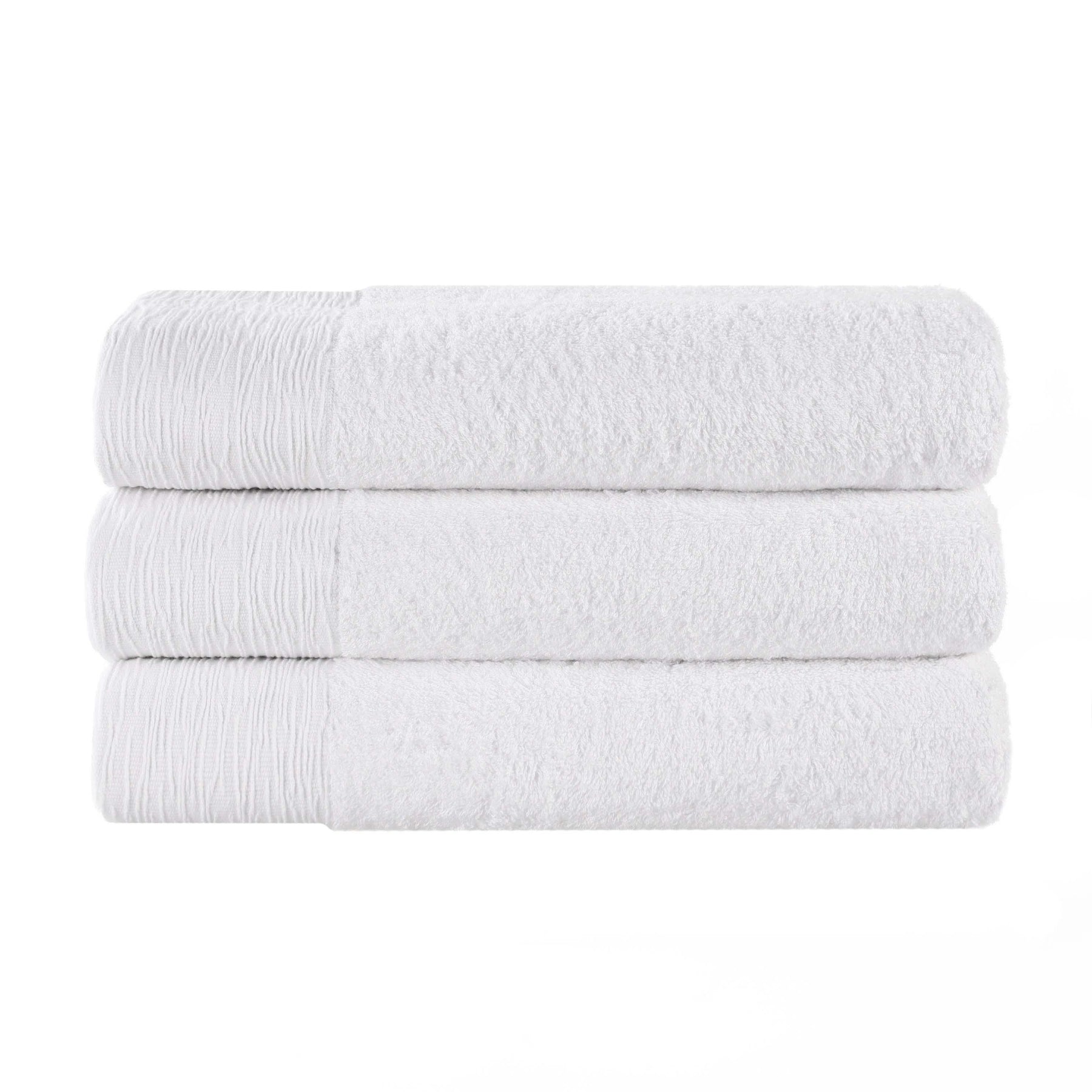 Rayon from Bamboo Eco-Friendly Fluffy Soft Solid Bath Towel Set of 3