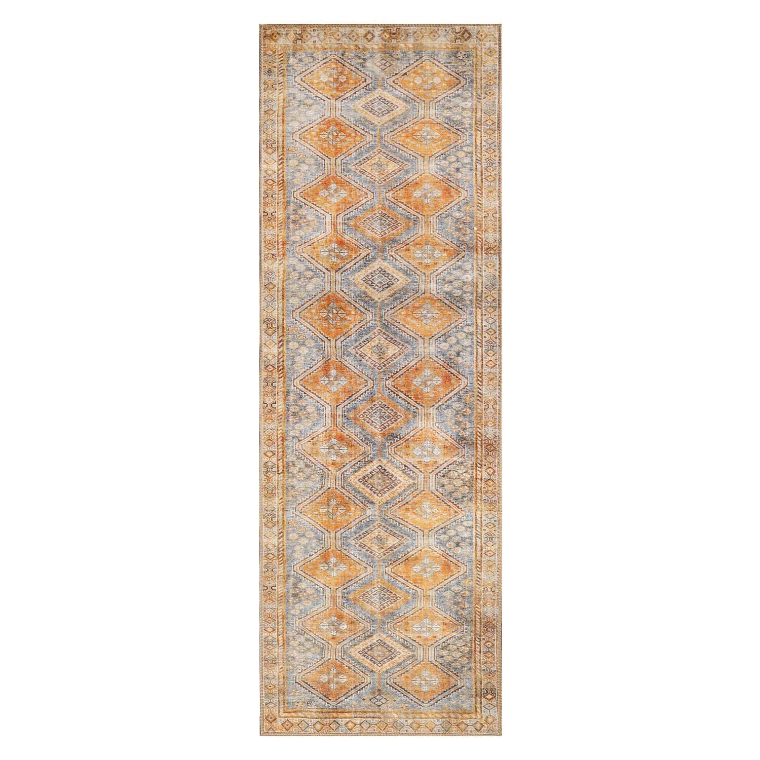 Ren Southwestern Geometric Diamonds Indoor Area Rug Or Runner