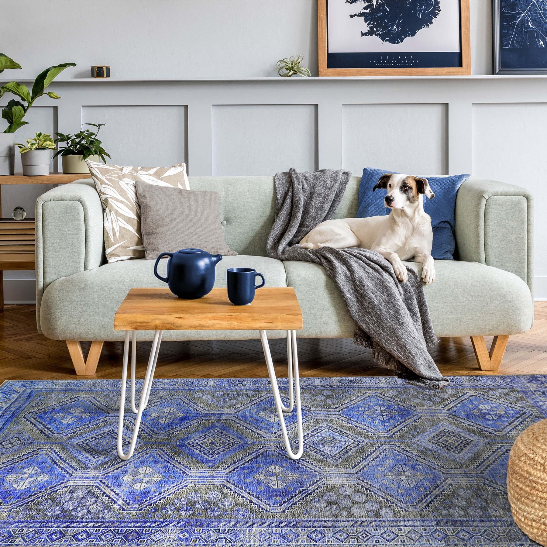 Ren Southwestern Geometric Diamonds Indoor Area Rug Or Runner