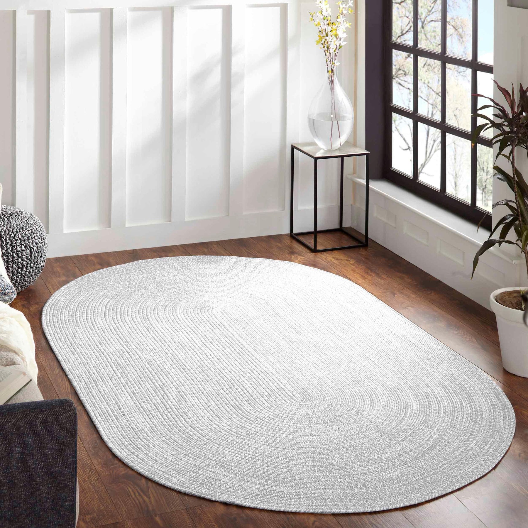 Reversible Braided Eco-Friendly Area Rug Indoor Outdoor Rugs
