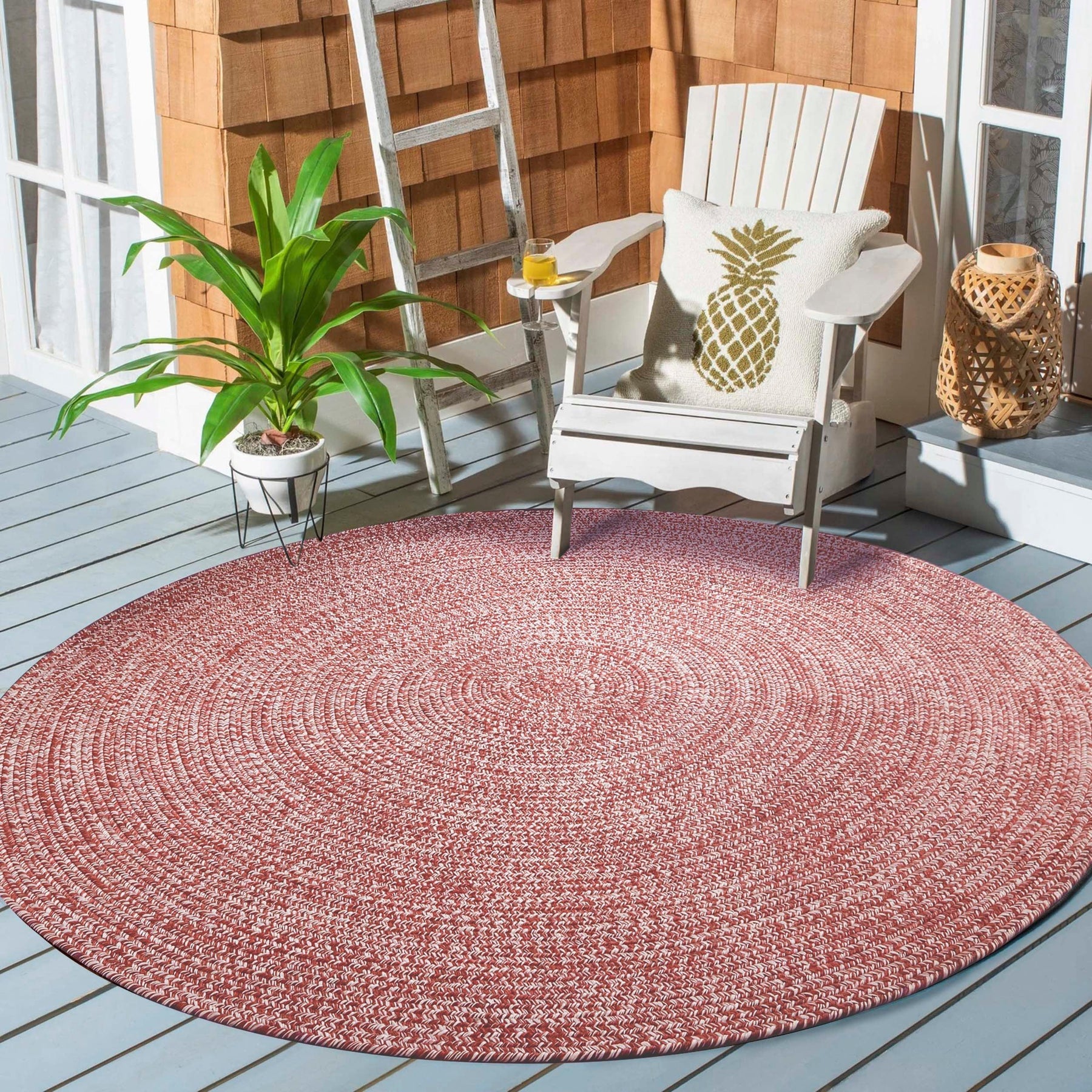 Reversible Braided Eco-Friendly Area Rug Indoor Outdoor Rugs