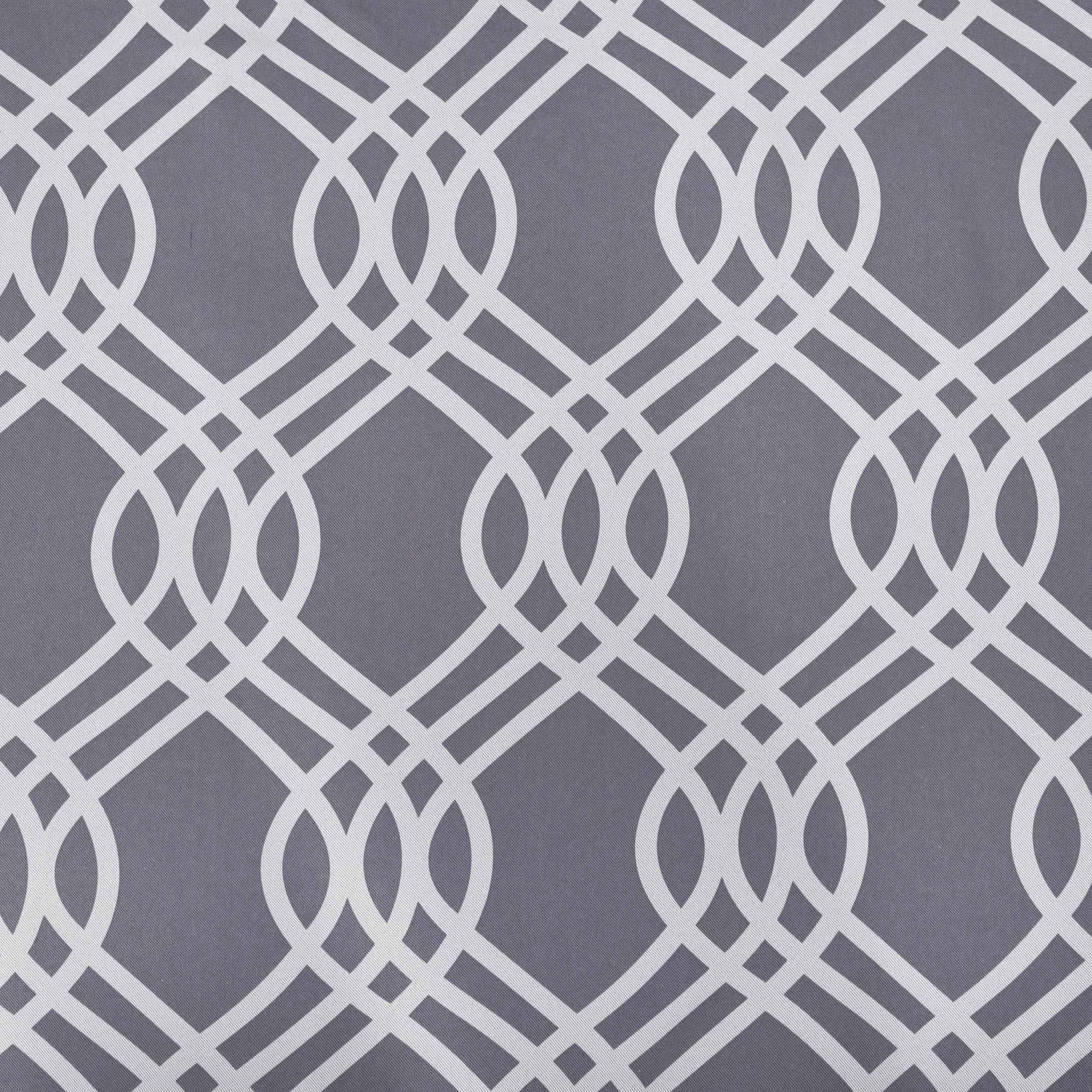 Ribbon Trellis Washable Room Darkening Blackout Curtains, Set of 2