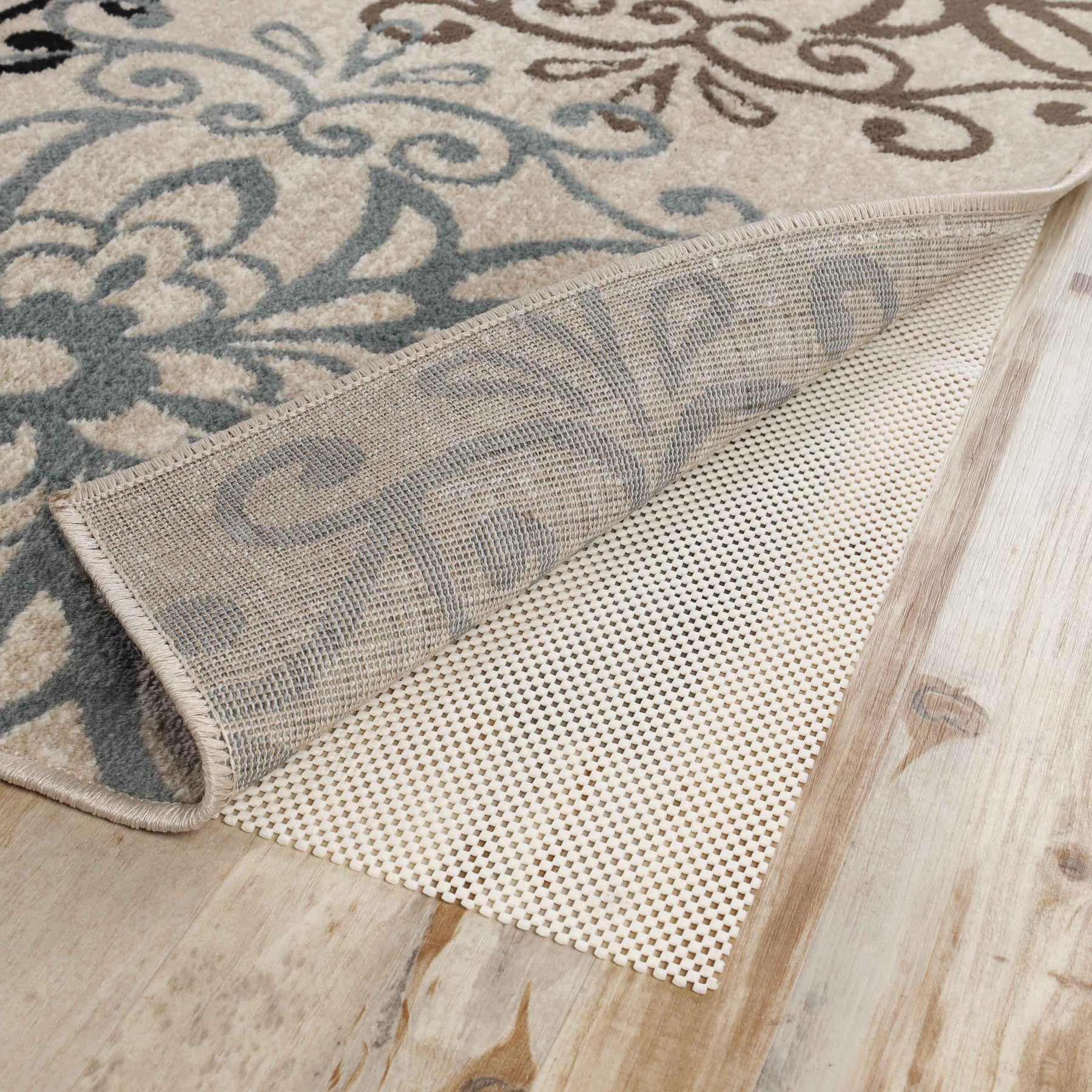 Rio Reversible Non-Slip Ultra-Grip Foam Mesh Indoor Area Rug Pad