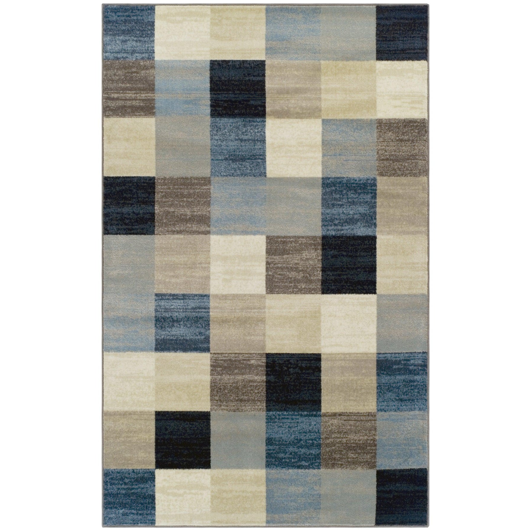 Rockaway Modern Geometric Checkered Indoor Area Rug Or Runner