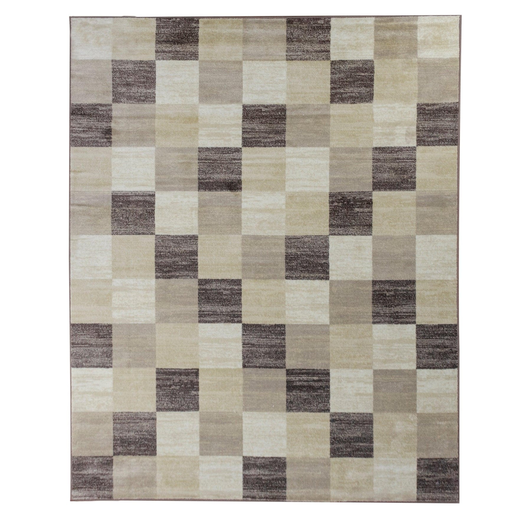 Rockaway Modern Geometric Checkered Indoor Area Rug Or Runner