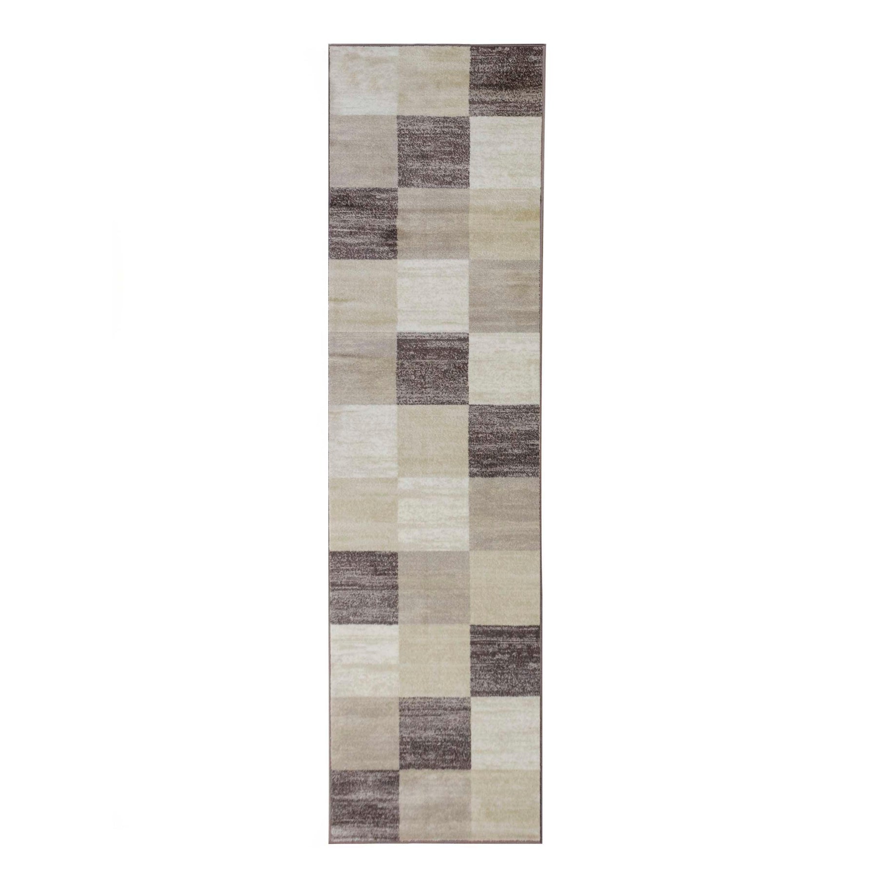 Rockaway Modern Geometric Checkered Indoor Area Rug Or Runner