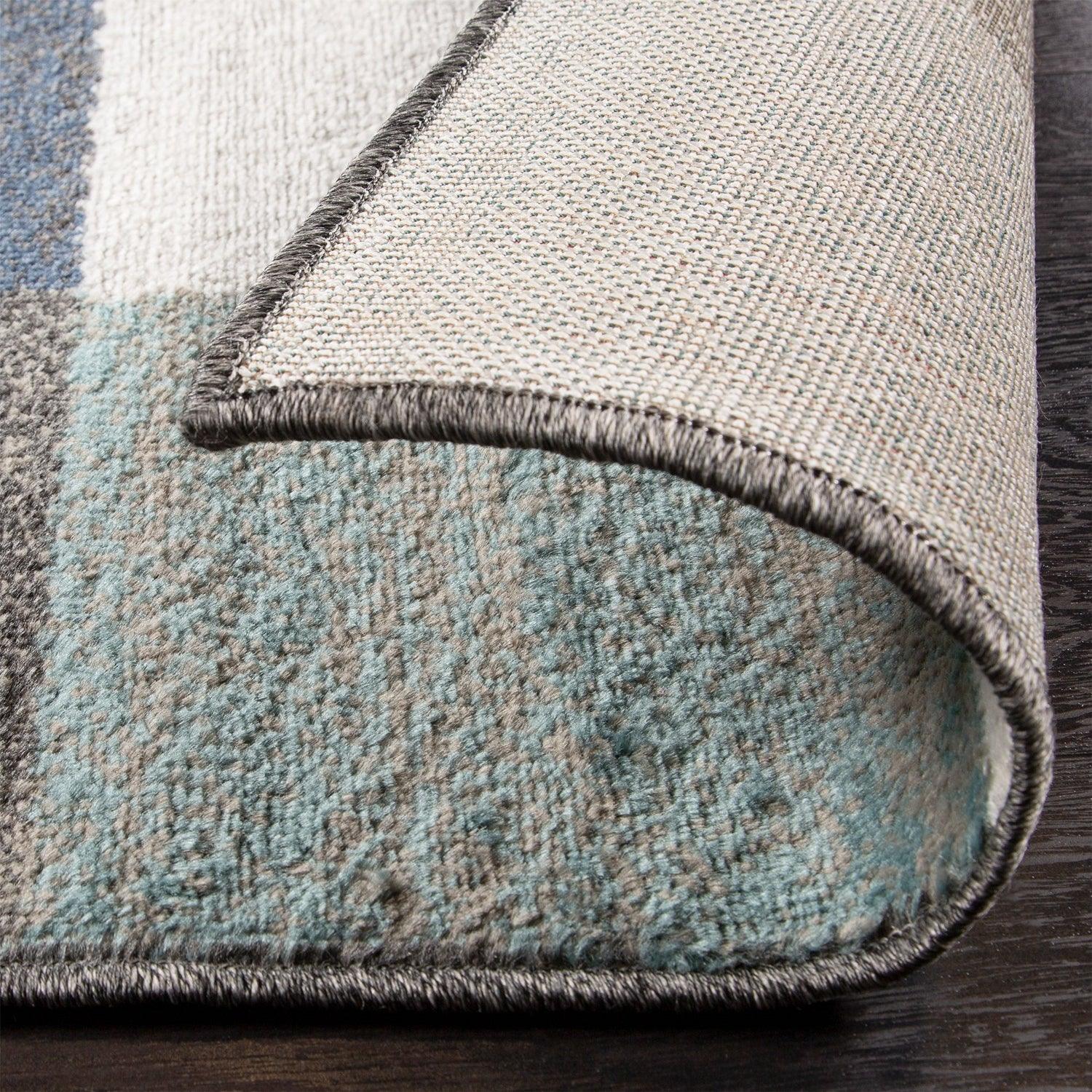 Rockaway Modern Geometric Checkered Indoor Area Rug Or Runner
