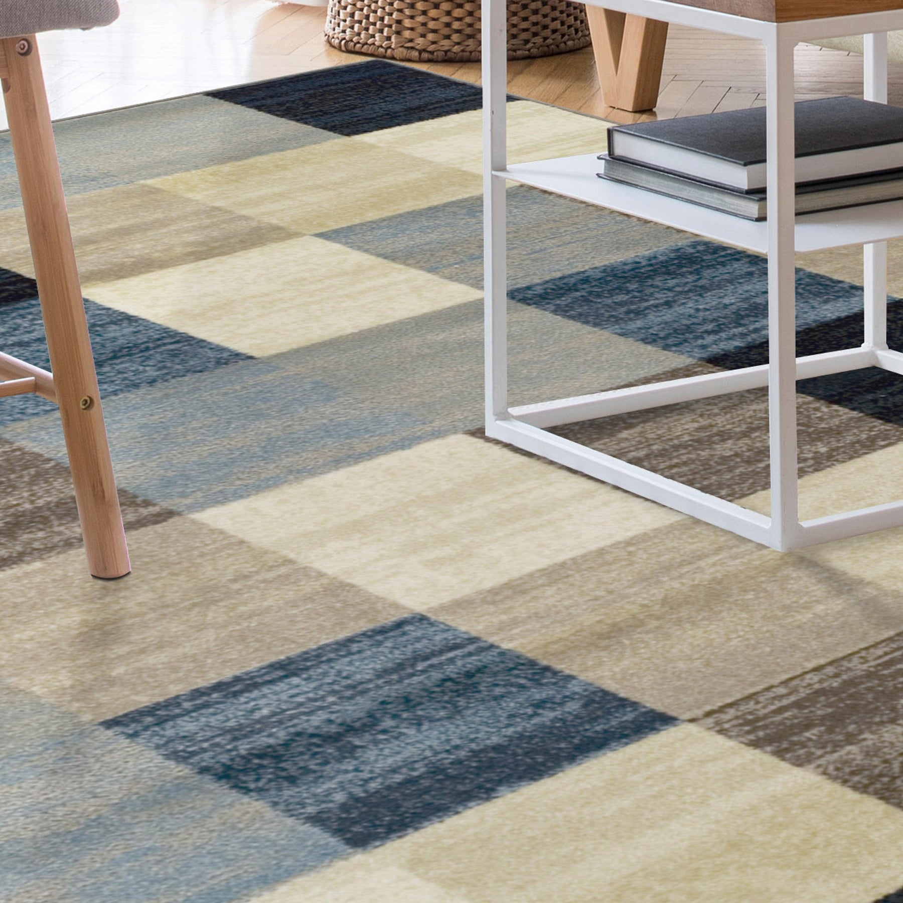 Rockaway Modern Geometric Checkered Indoor Area Rug Or Runner